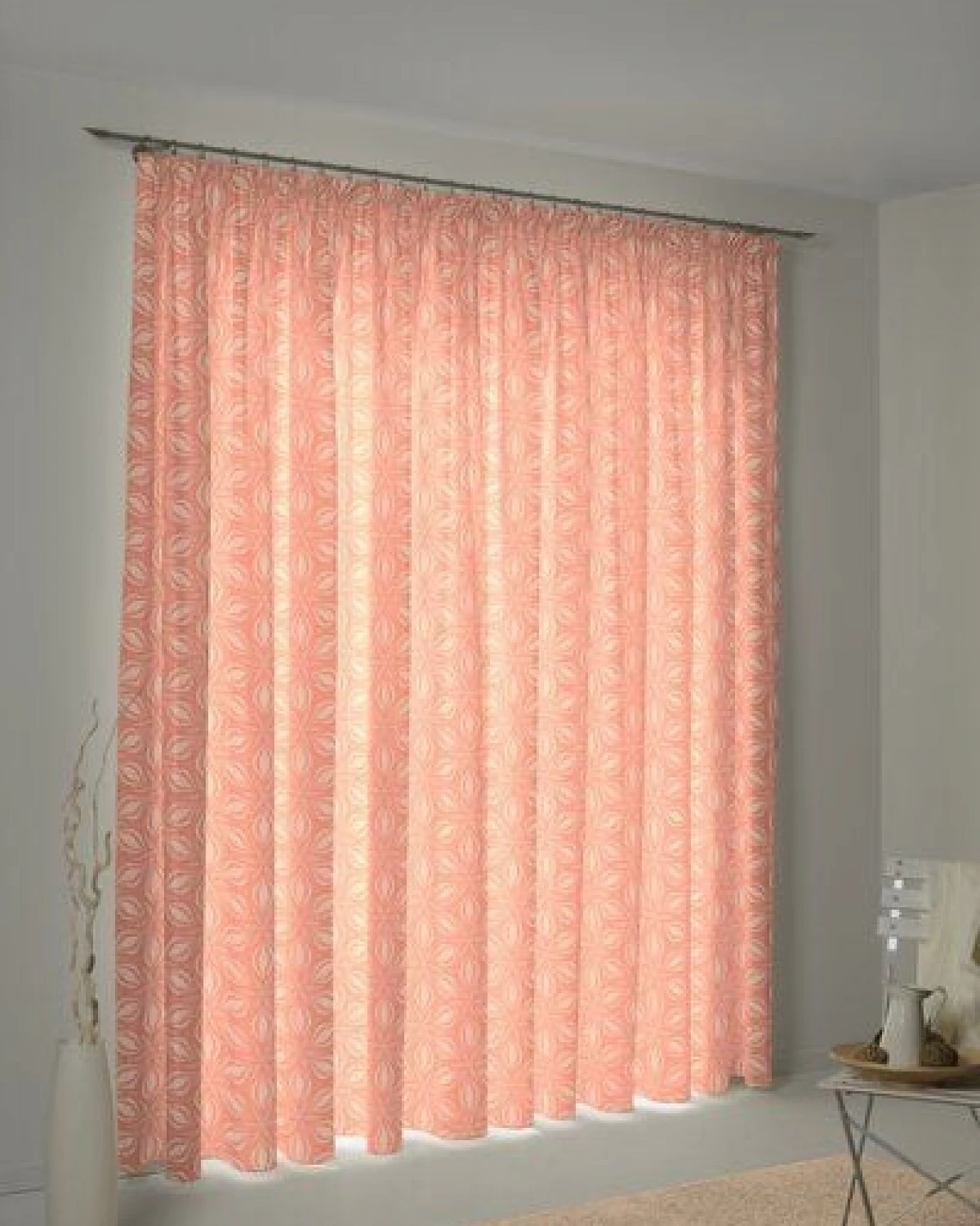 Nature by Adam Vorhang aus 100% Bio-Baumwolle - Made in Germany - Retro Floret – Ansicht 4