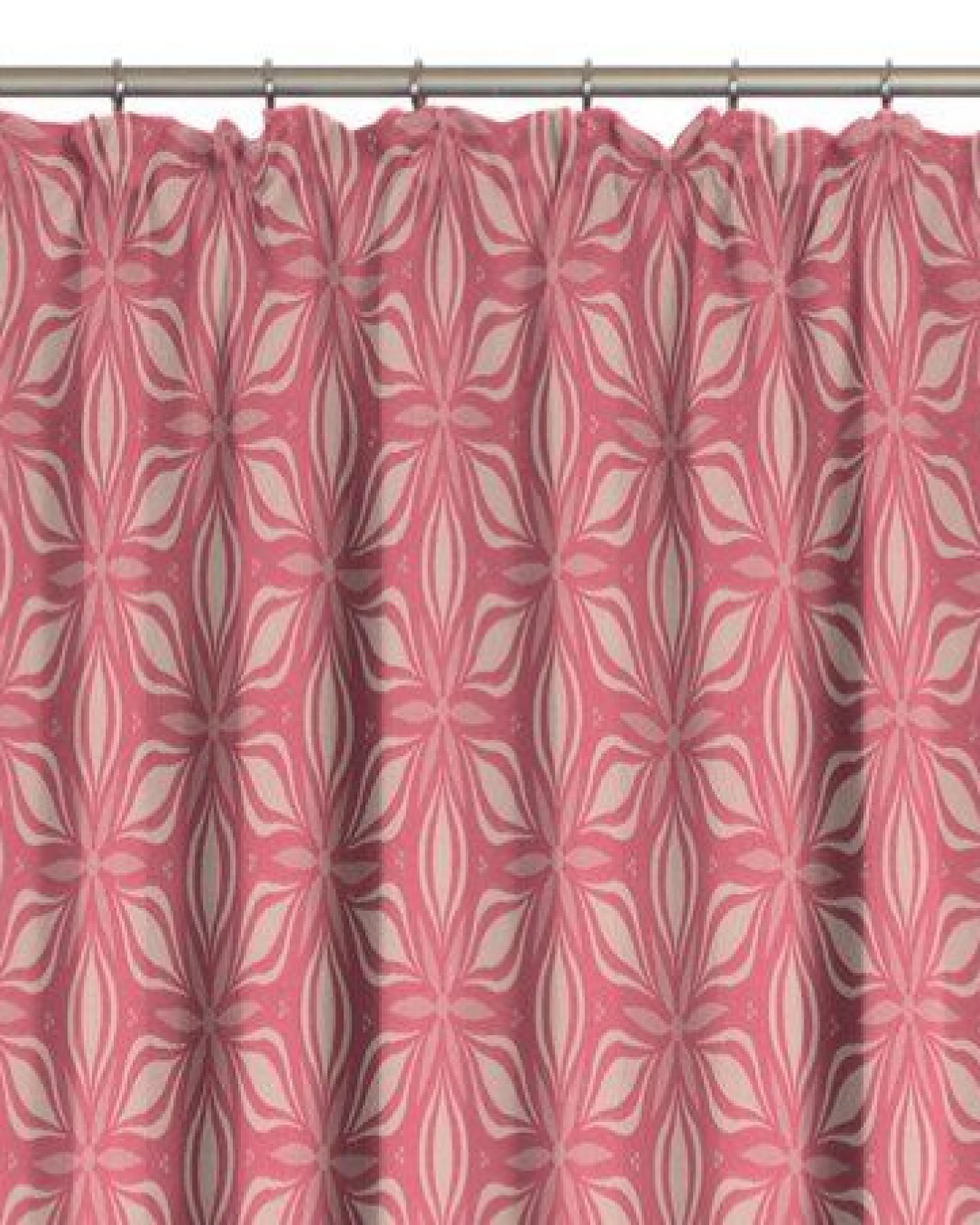 Nature by Adam Vorhang aus 100% Bio-Baumwolle - Made in Germany - Retro Floret – Ansicht 3