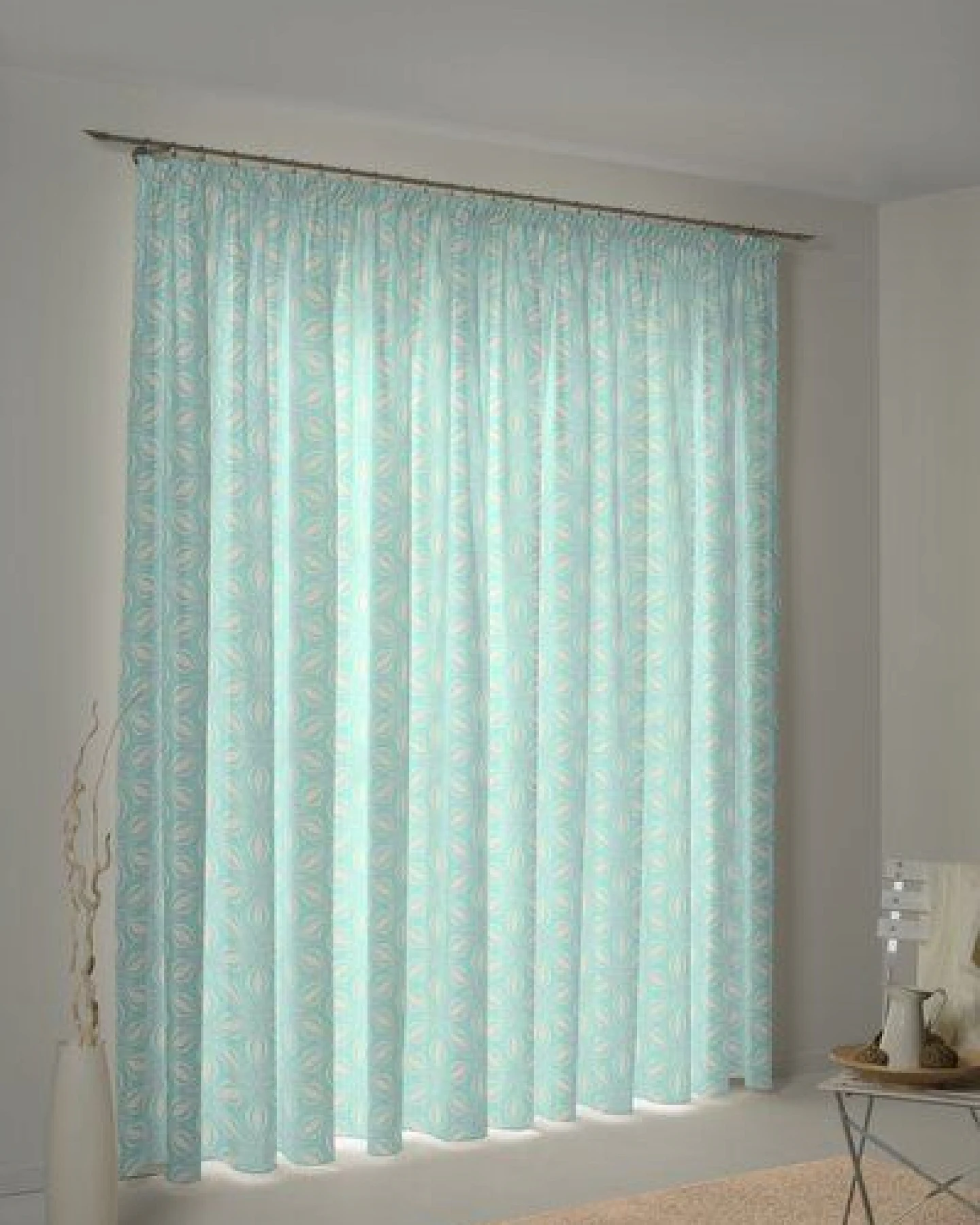 Nature by Adam Vorhang aus 100% Bio-Baumwolle - Made in Germany - Retro Floret – Ansicht 4