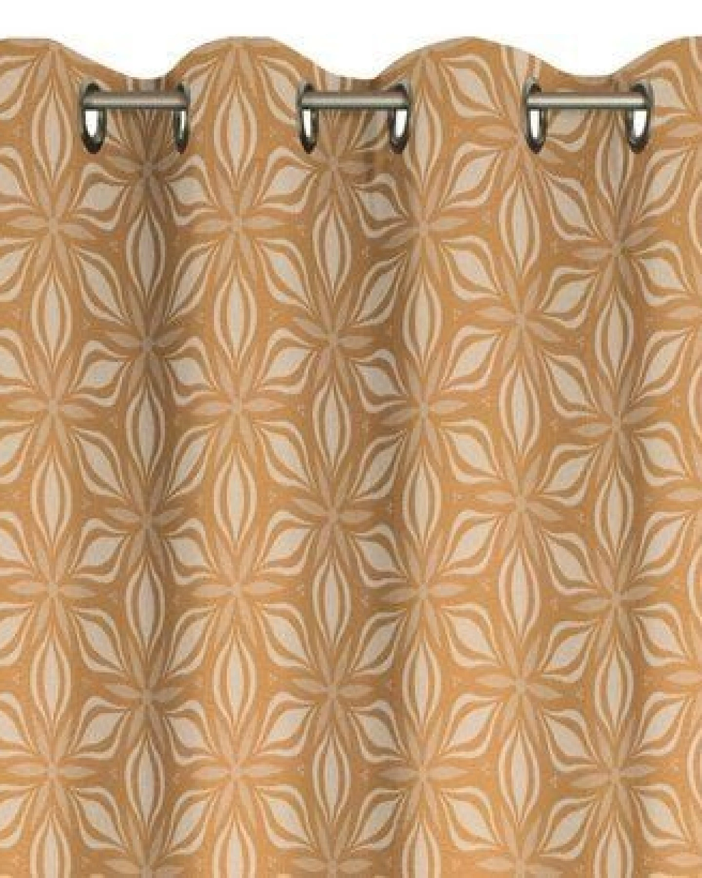 Nature by Adam Vorhang aus 100% Bio-Baumwolle - Made in Germany - Retro Floret – Ansicht 3