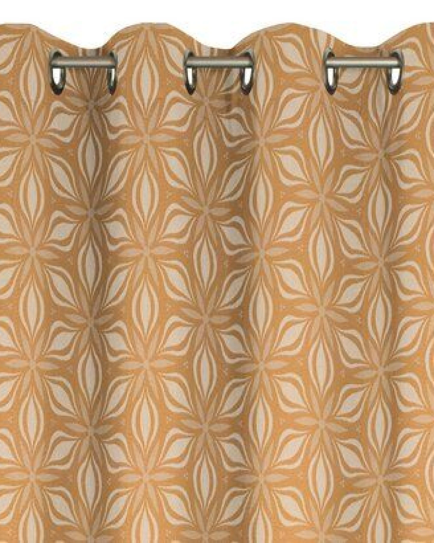 Nature by Adam Vorhang aus 100% Bio-Baumwolle - Made in Germany - Retro Floret – Ansicht 3