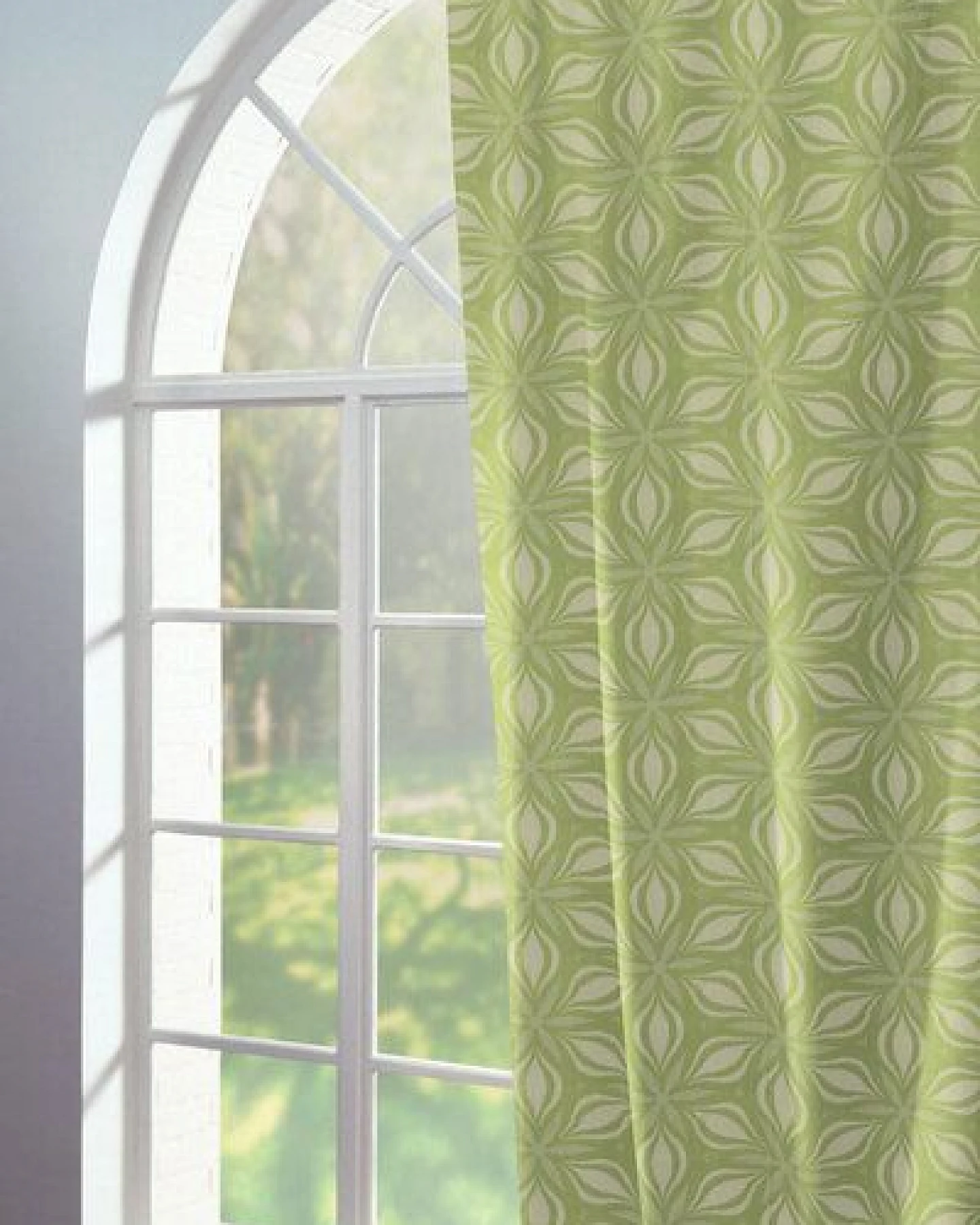 Nature by Adam Vorhang aus 100% Bio-Baumwolle - Made in Germany - Retro Floret – Ansicht 2