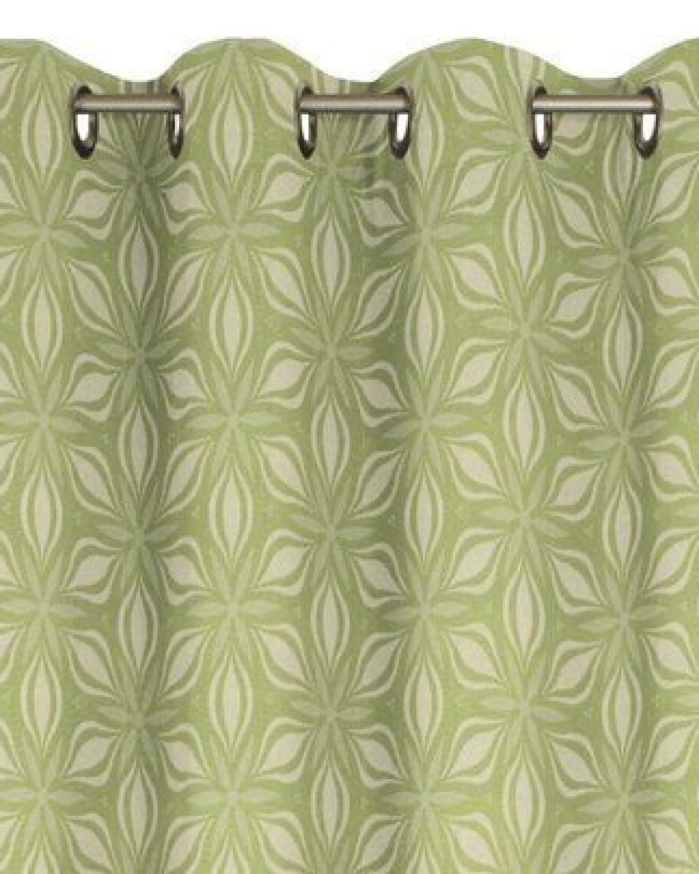Nature by Adam Vorhang aus 100% Bio-Baumwolle - Made in Germany - Retro Floret – Ansicht 3