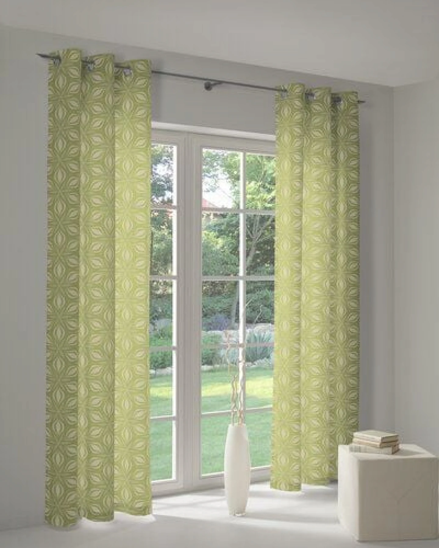 Nature by Adam Vorhang aus 100% Bio-Baumwolle - Made in Germany - Retro Floret – Ansicht 4