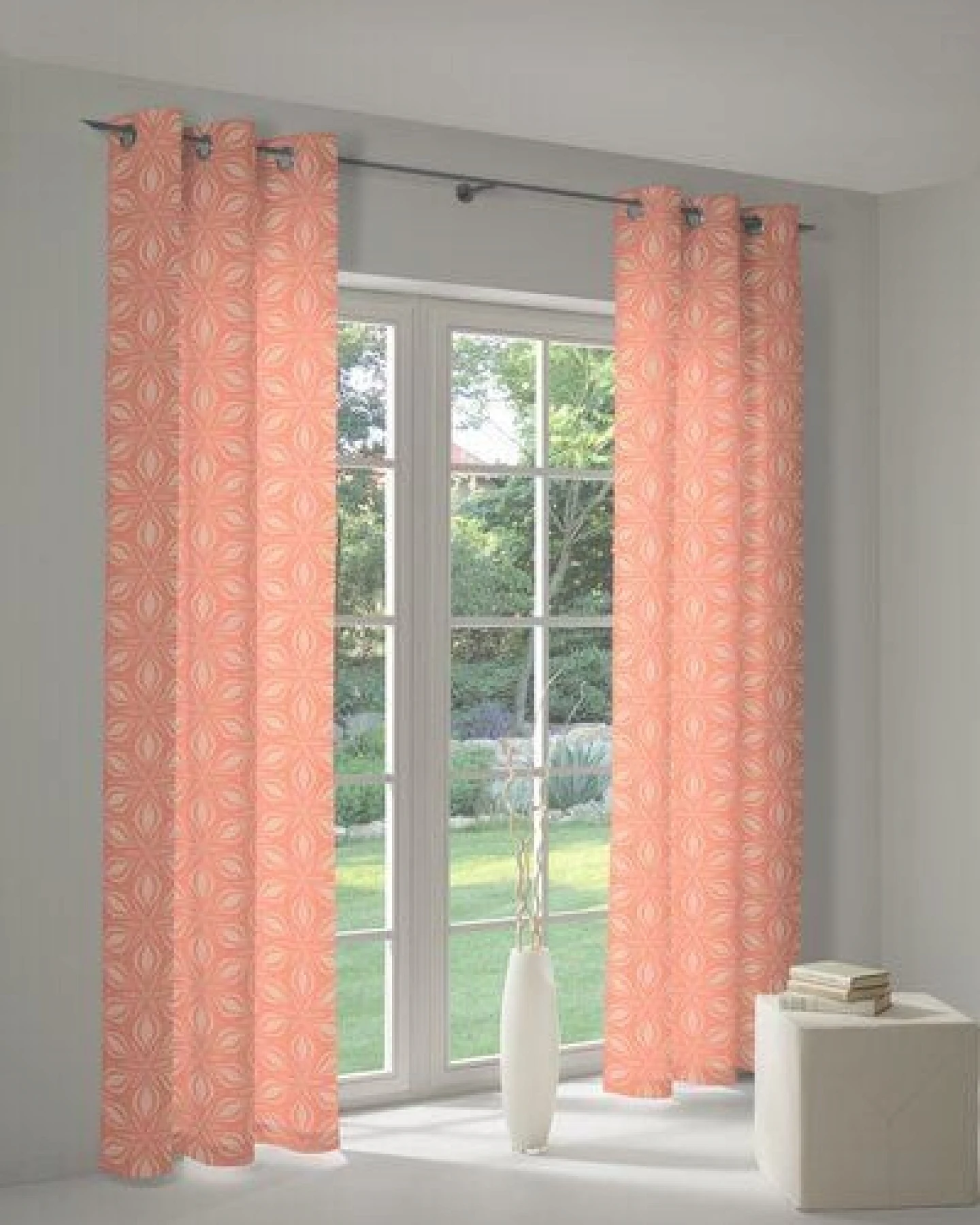 Nature by Adam Vorhang aus 100% Bio-Baumwolle - Made in Germany - Retro Floret – Ansicht 4