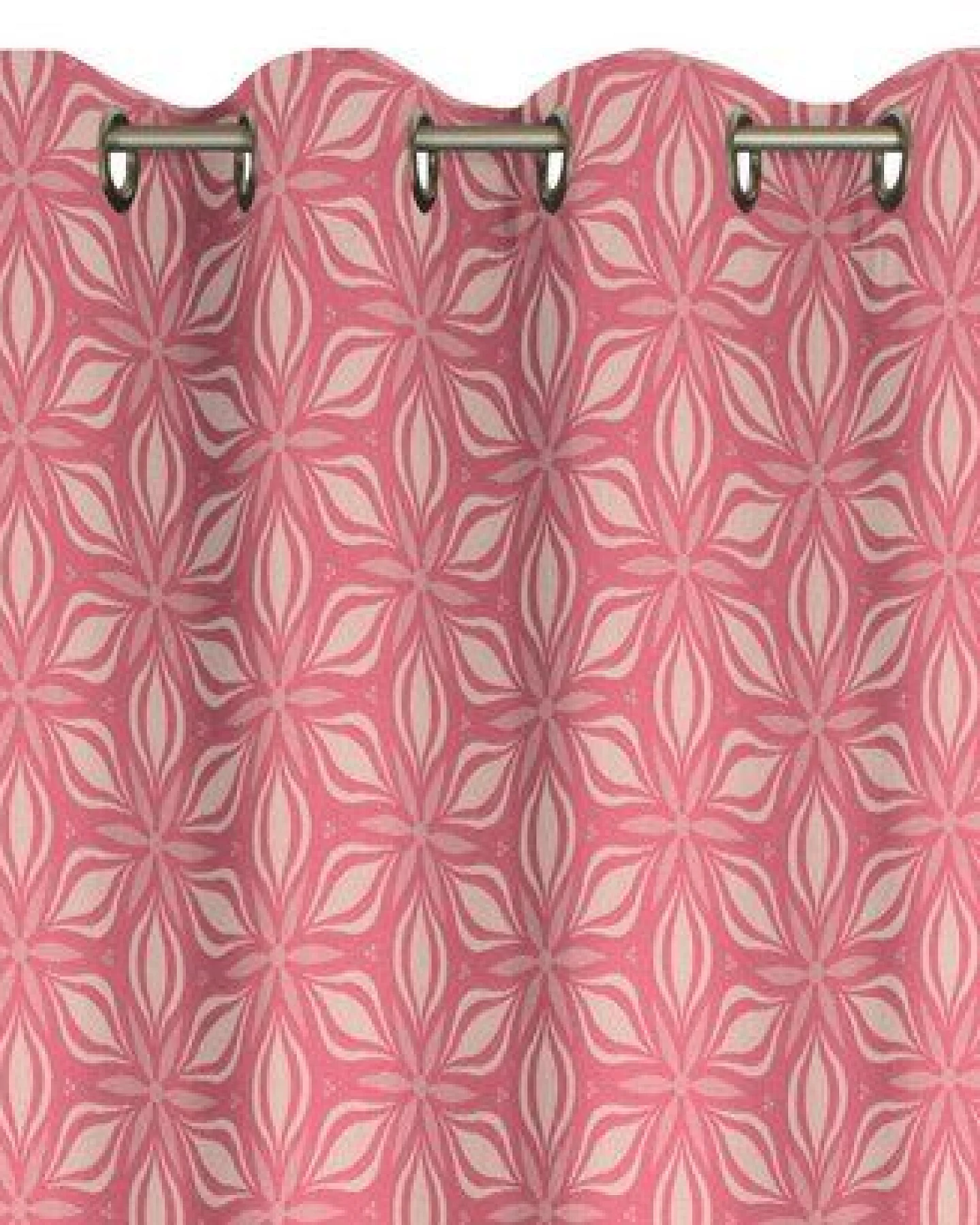Nature by Adam Vorhang aus 100% Bio-Baumwolle - Made in Germany - Retro Floret – Ansicht 2