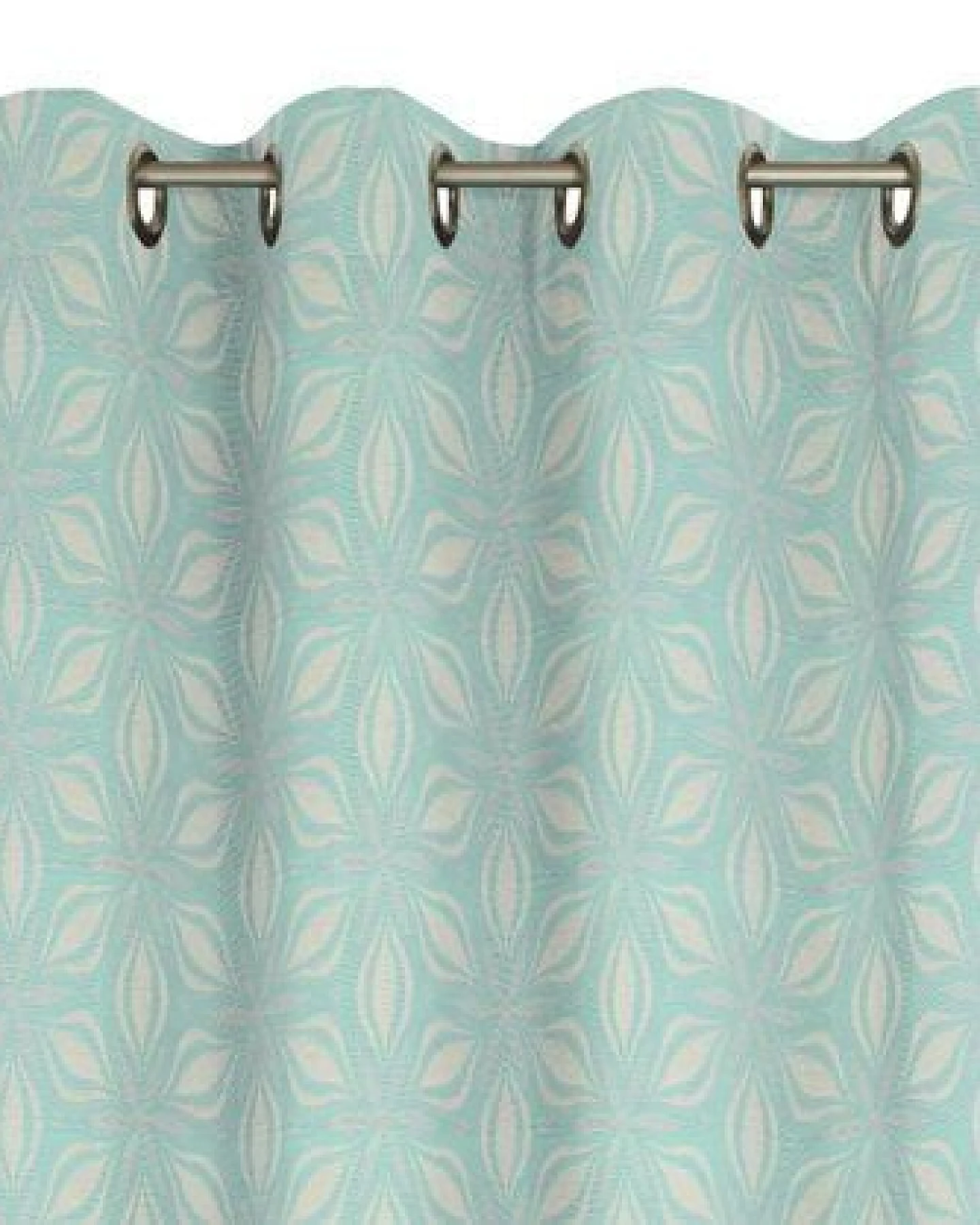 Nature by Adam Vorhang aus 100% Bio-Baumwolle - Made in Germany - Retro Floret – Ansicht 3