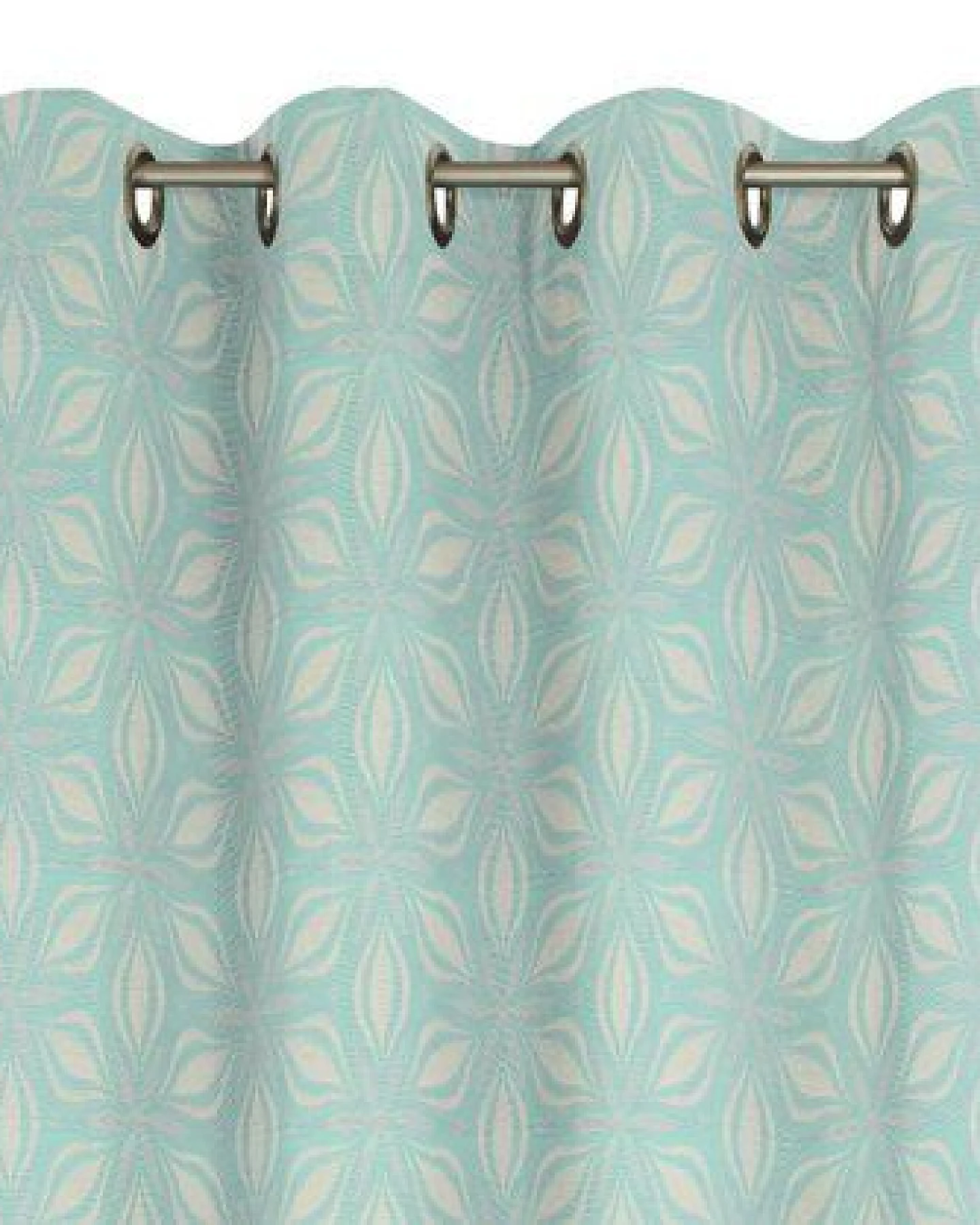 Nature by Adam Vorhang aus 100% Bio-Baumwolle - Made in Germany - Retro Floret – Ansicht 3