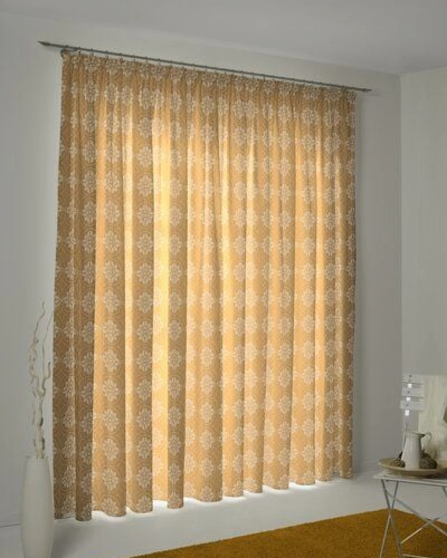 Nature by Adam Vorhang aus 100% Bio-Baumwolle - Made in Germany - Romantic Puligny – Ansicht 4
