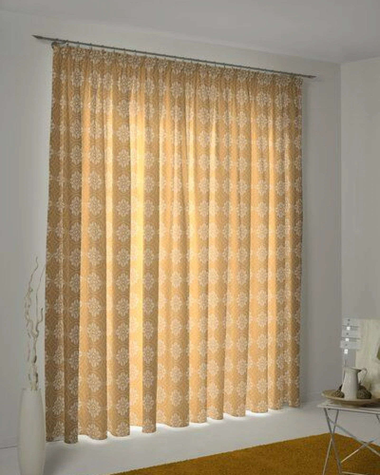 Nature by Adam Vorhang aus 100% Bio-Baumwolle - Made in Germany - Romantic Puligny – Ansicht 4