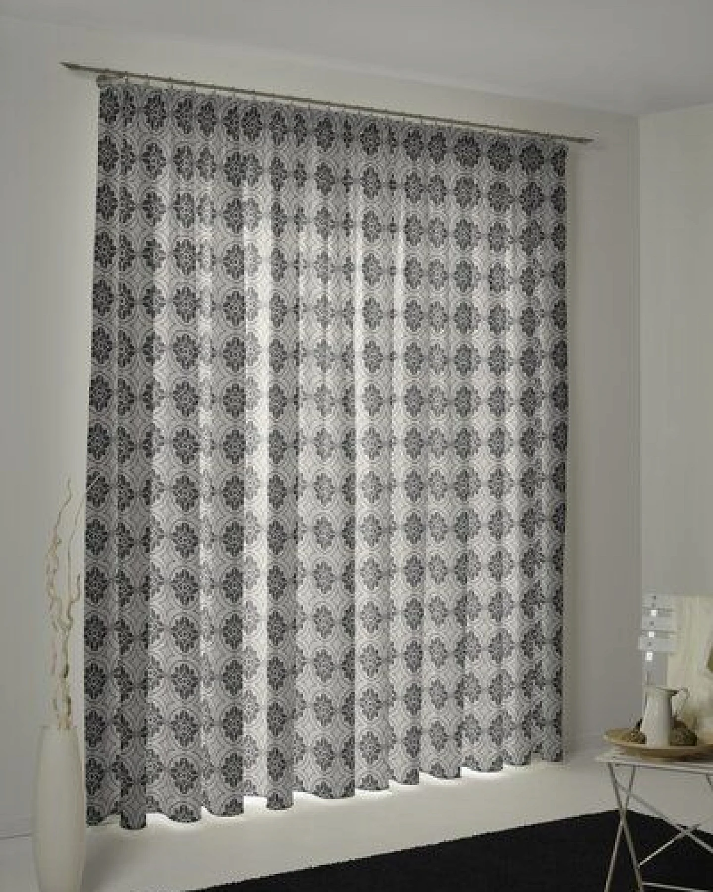 Nature by Adam Vorhang aus 100% Bio-Baumwolle - Made in Germany - Romantic Puligny – Ansicht 4