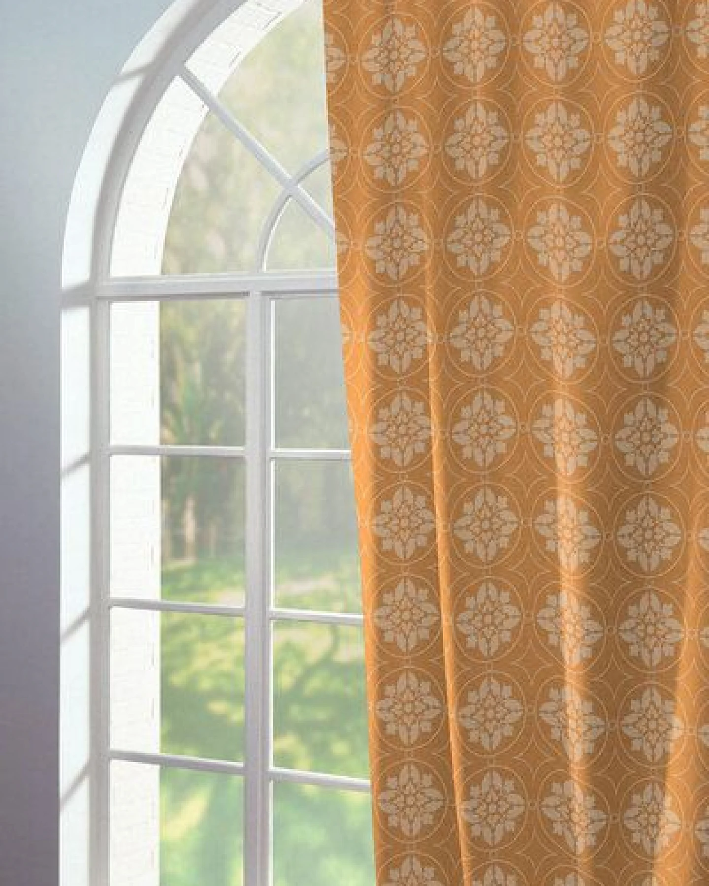 Nature by Adam Vorhang aus 100% Bio-Baumwolle - Made in Germany - Romantic Puligny – Ansicht 2