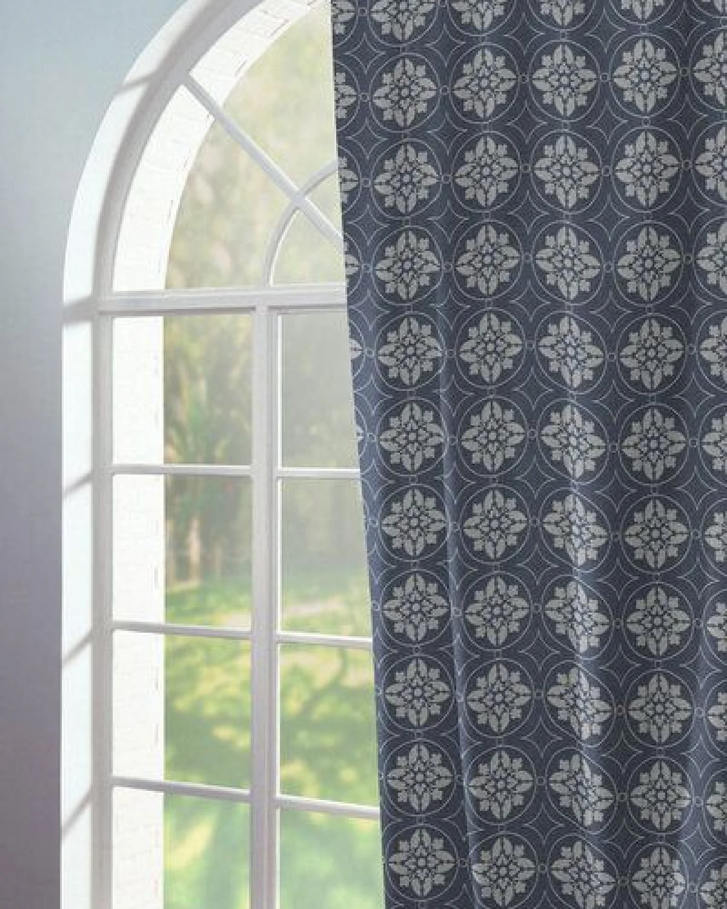 Nature by Adam Vorhang aus 100% Bio-Baumwolle - Made in Germany - Romantic Puligny – Ansicht 2