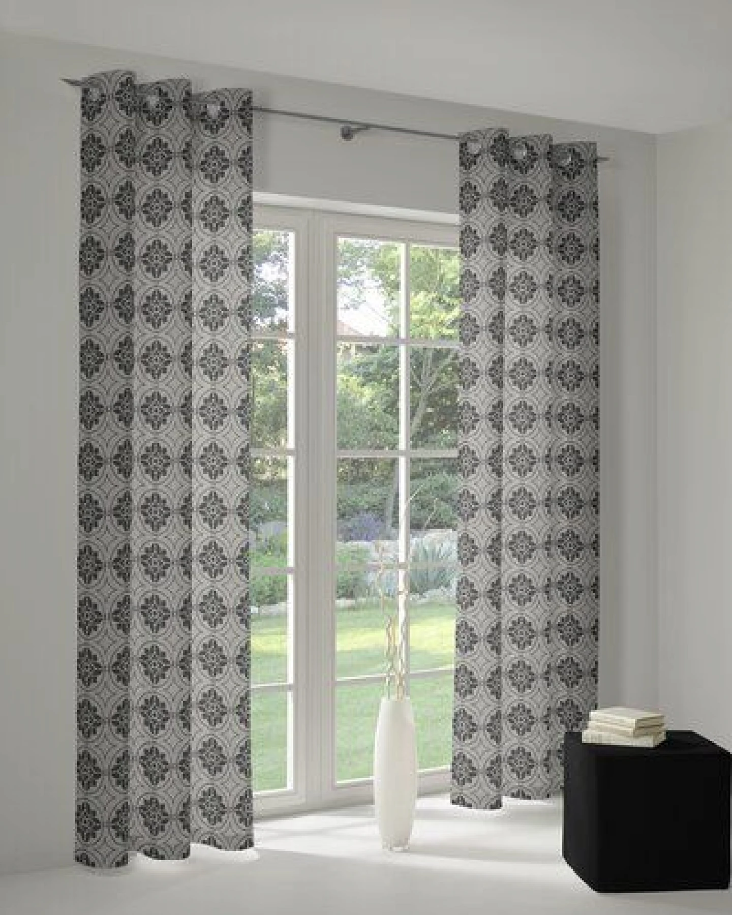 Nature by Adam Vorhang aus 100% Bio-Baumwolle - Made in Germany - Romantic Puligny – Ansicht 4