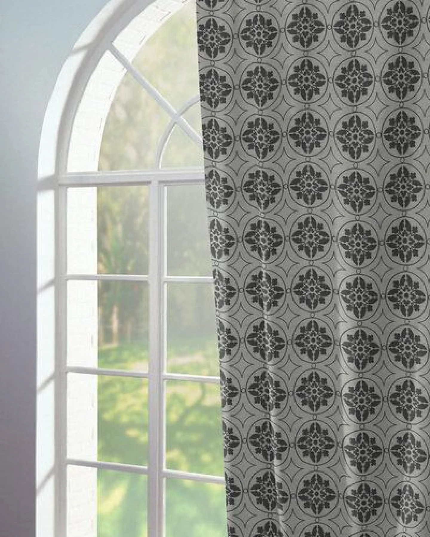 Nature by Adam Vorhang aus 100% Bio-Baumwolle - Made in Germany - Romantic Puligny – Ansicht 2