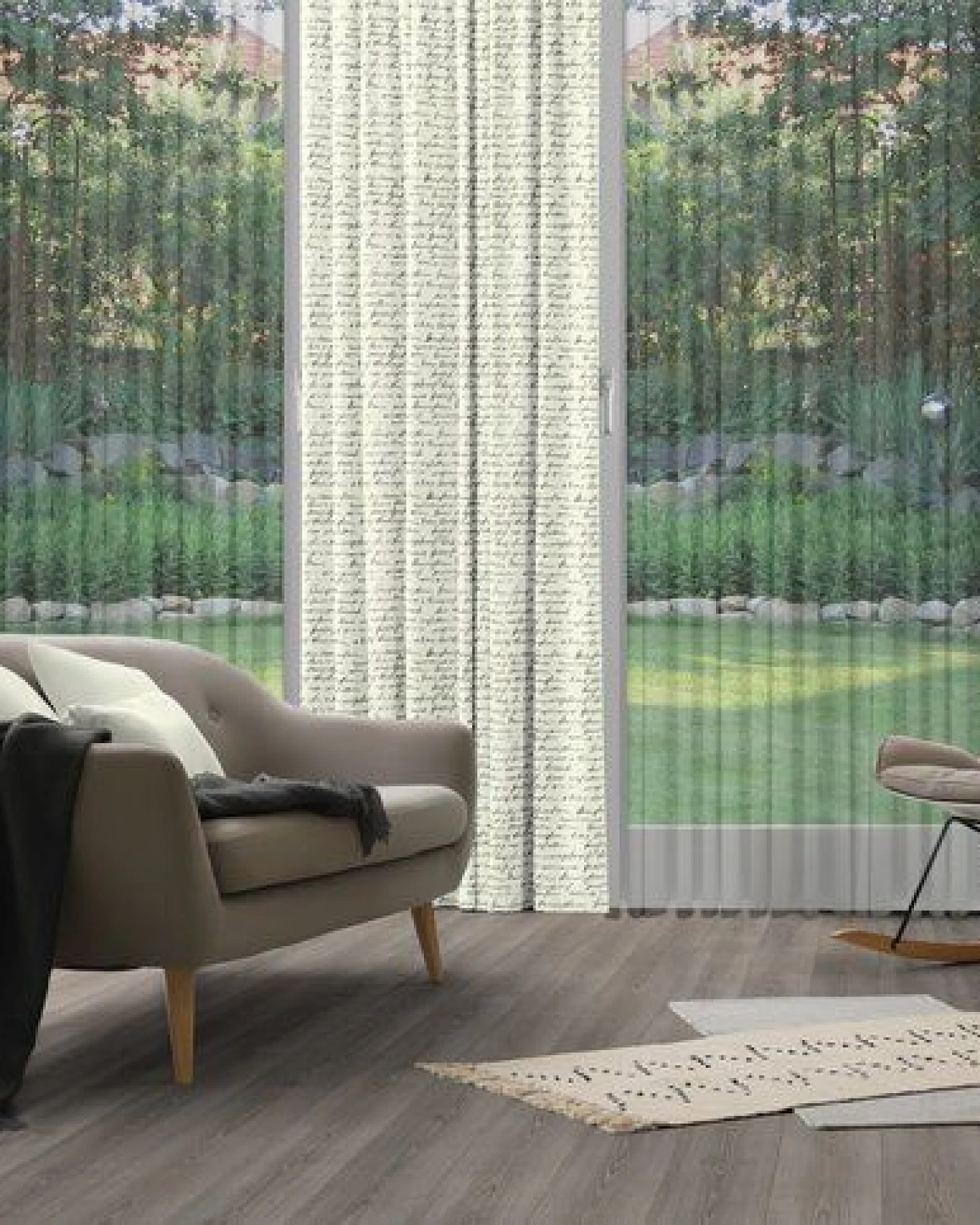Nature by Adam Vorhang aus Leinen & Bio-Baumwolle - Made in Germany - Scribble – Ansicht 4