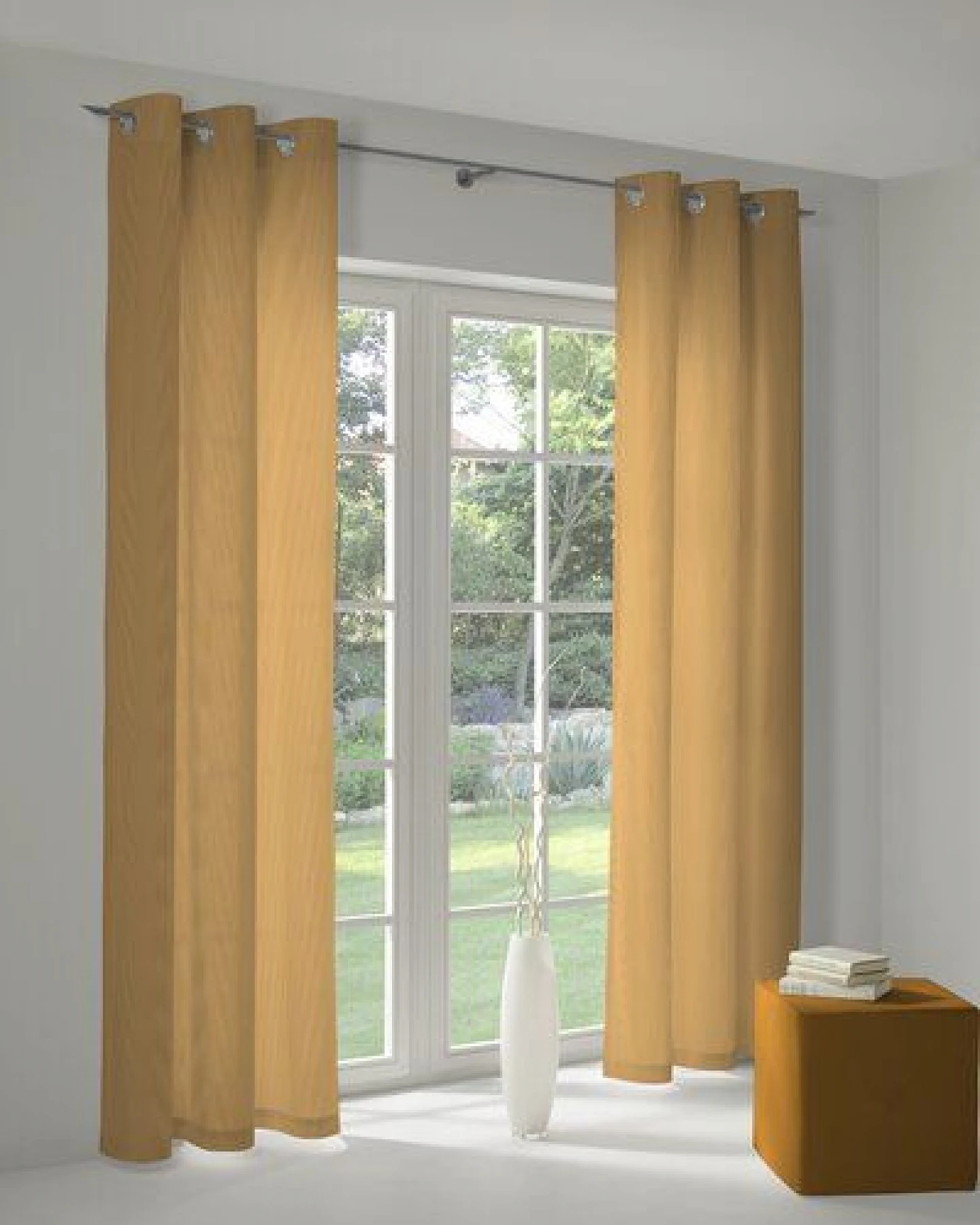 Nature by Adam Vorhang aus 100% Bio-Baumwolle - Made in Germany - Uni Collection – Ansicht 4