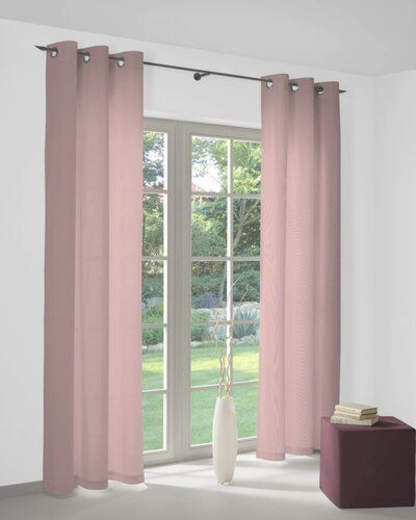 Nature by Adam Vorhang aus 100% Bio-Baumwolle - Made in Germany - Uni Collection – Ansicht 4