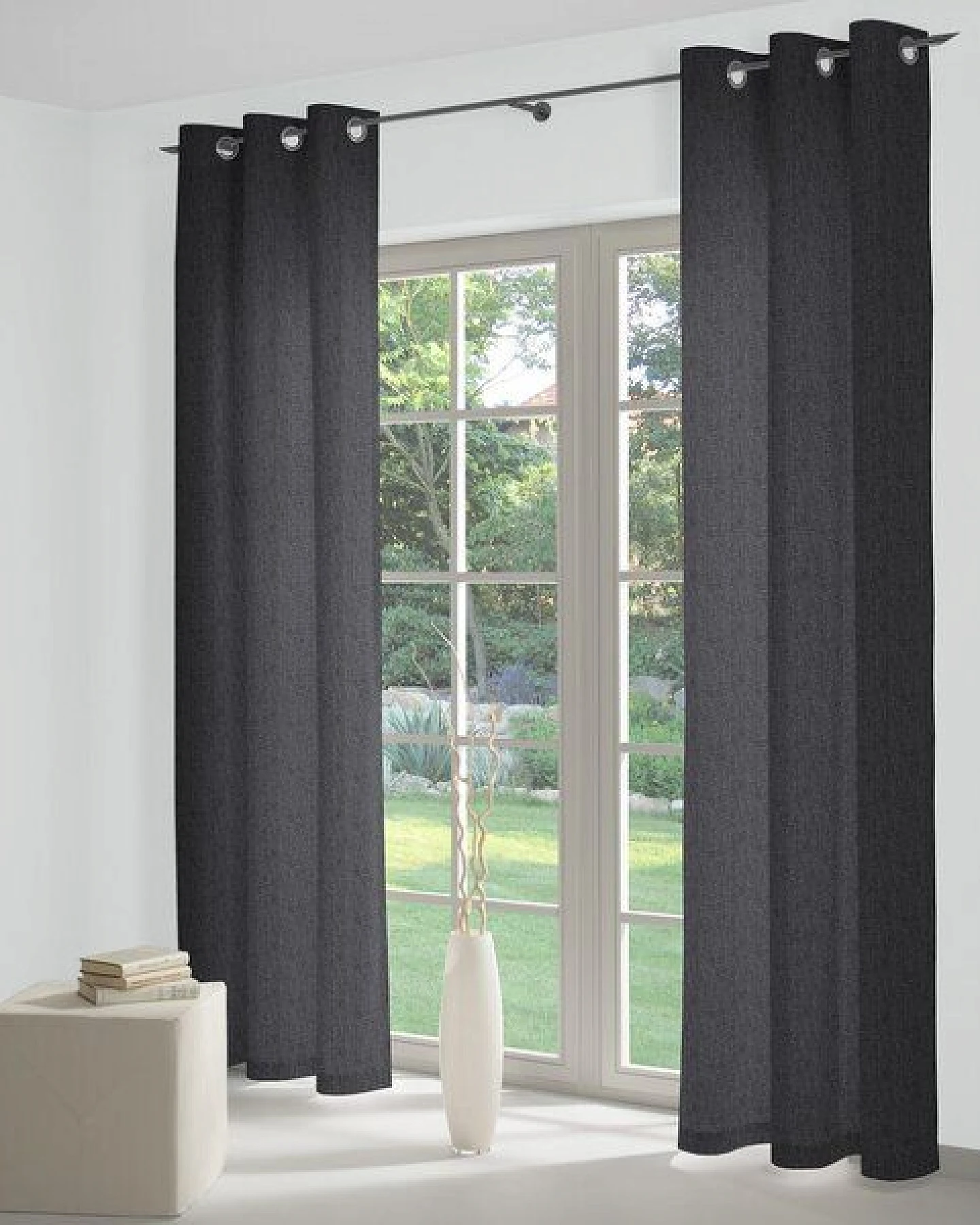Nature by Adam Vorhang aus 100% Bio-Baumwolle - Made in Germany - Uni Collection – Ansicht 4