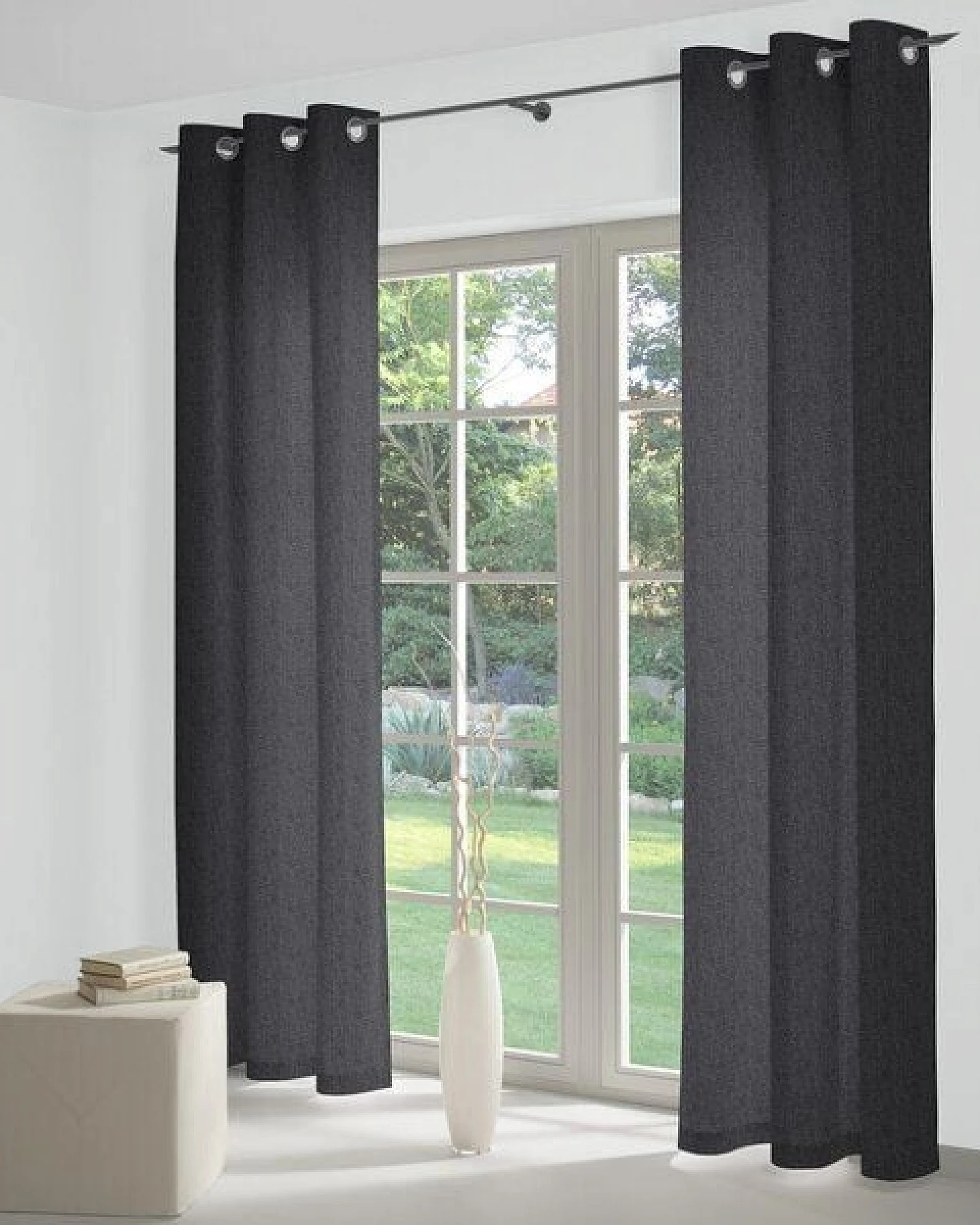 Nature by Adam Vorhang aus 100% Bio-Baumwolle - Made in Germany - Uni Collection – Ansicht 4