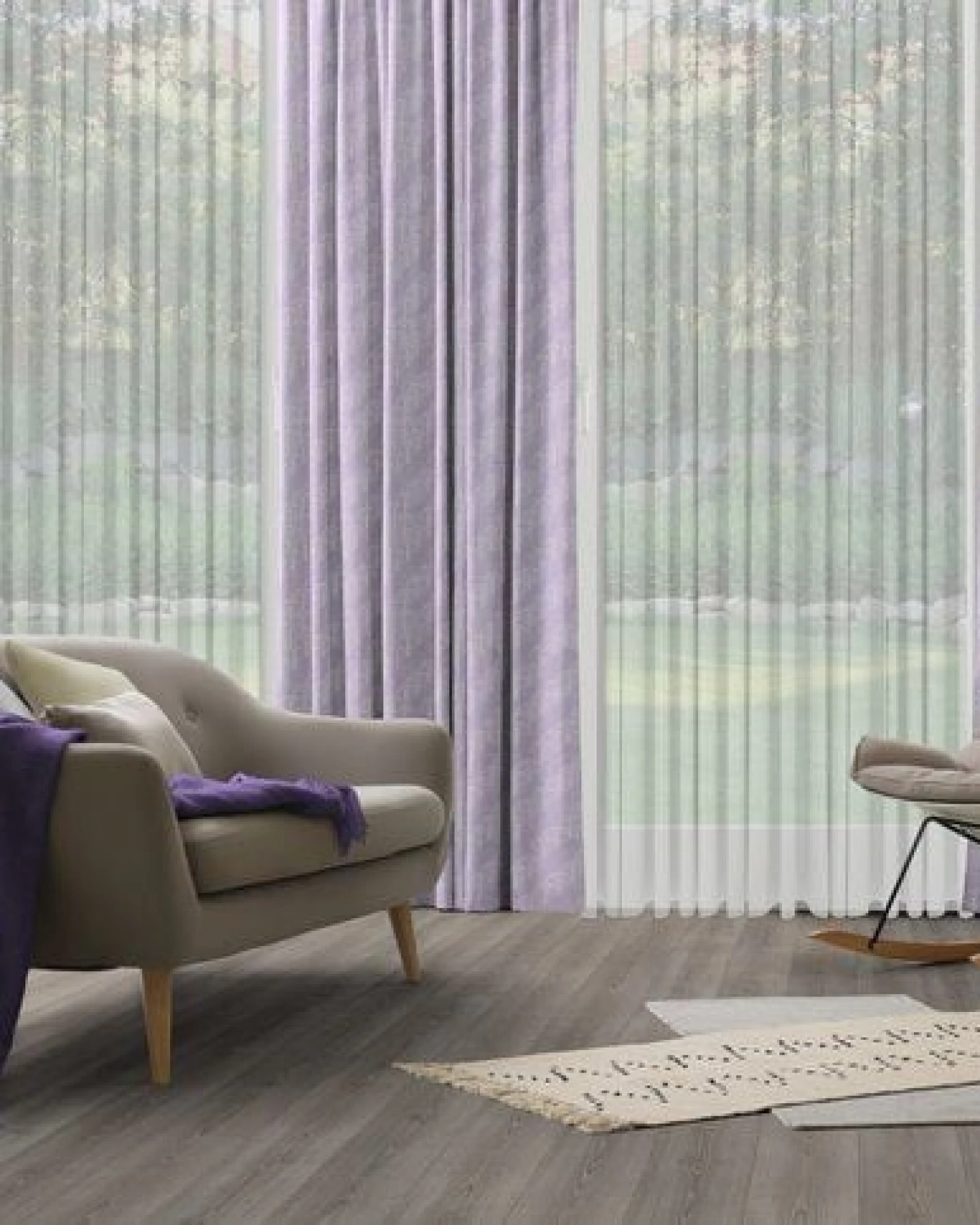 Nature by Adam Vorhang aus 100% Bio-Baumwolle - Made in Germany - Argentinian Criolla light – Ansicht 4
