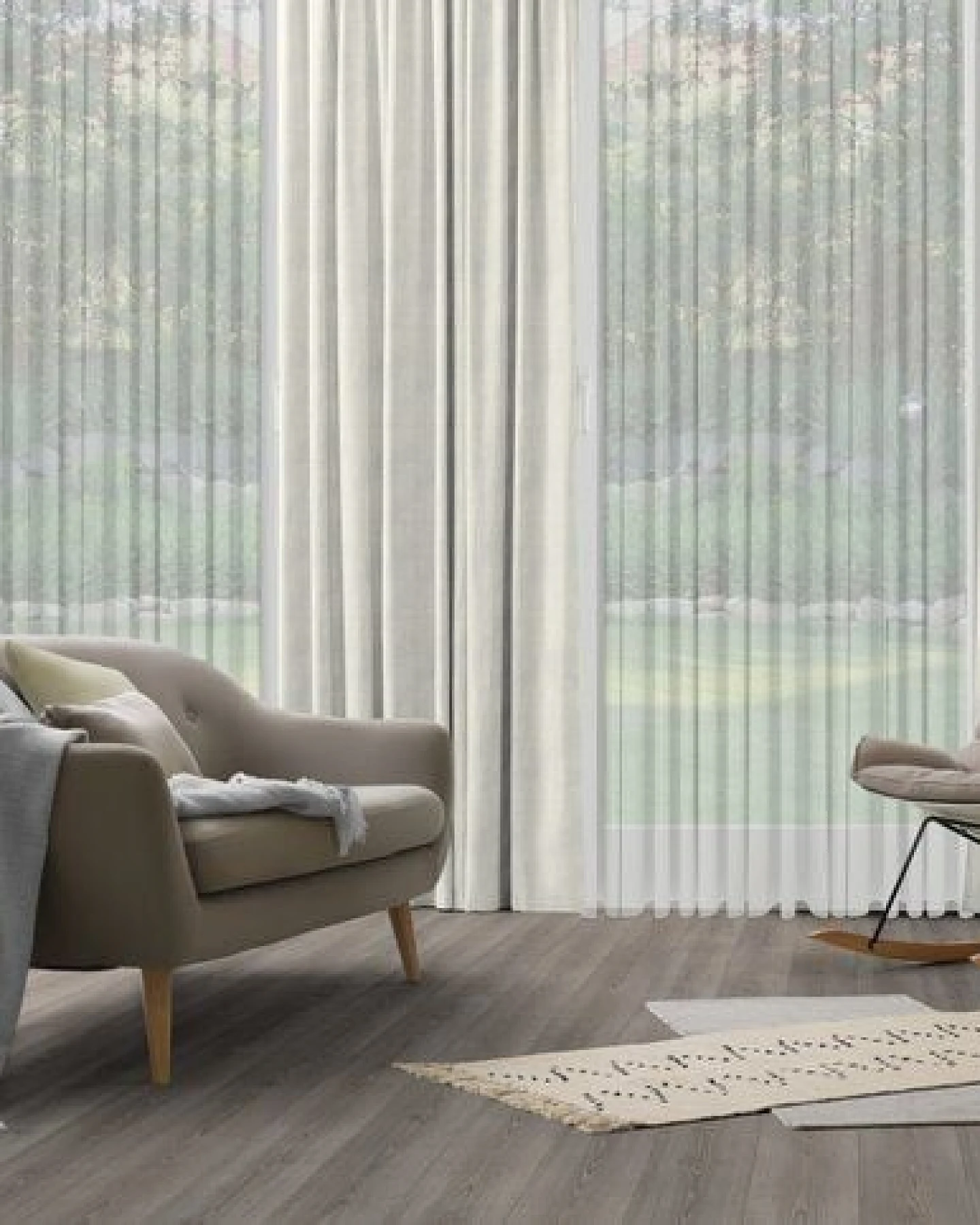 Nature by Adam Vorhang aus 100% Bio-Baumwolle - Made in Germany - Argentinian Criolla light – Ansicht 4