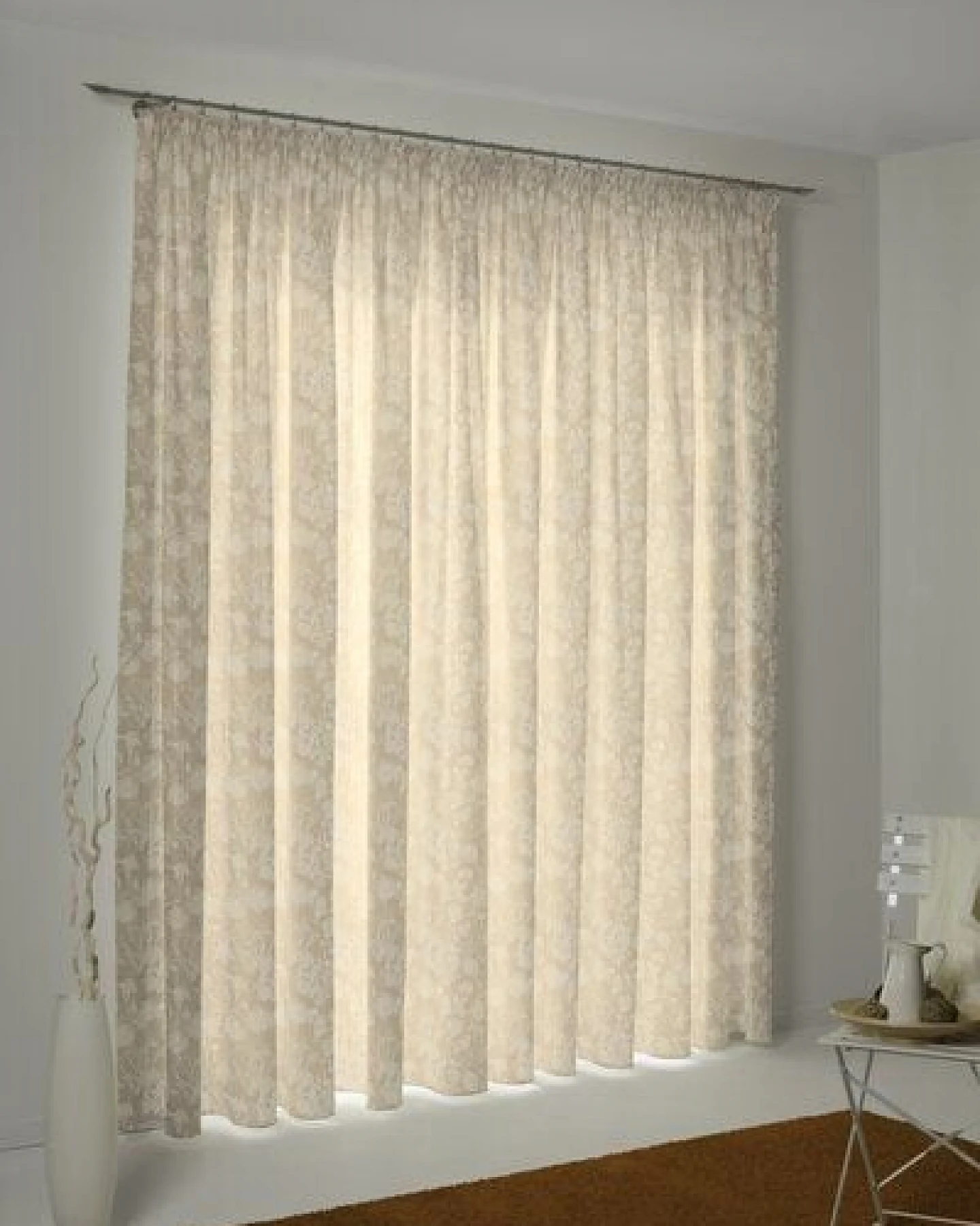 Nature by Adam Vorhang aus 100% Bio-Baumwolle - Made in Germany - Flower Cuveé Light – Ansicht 4