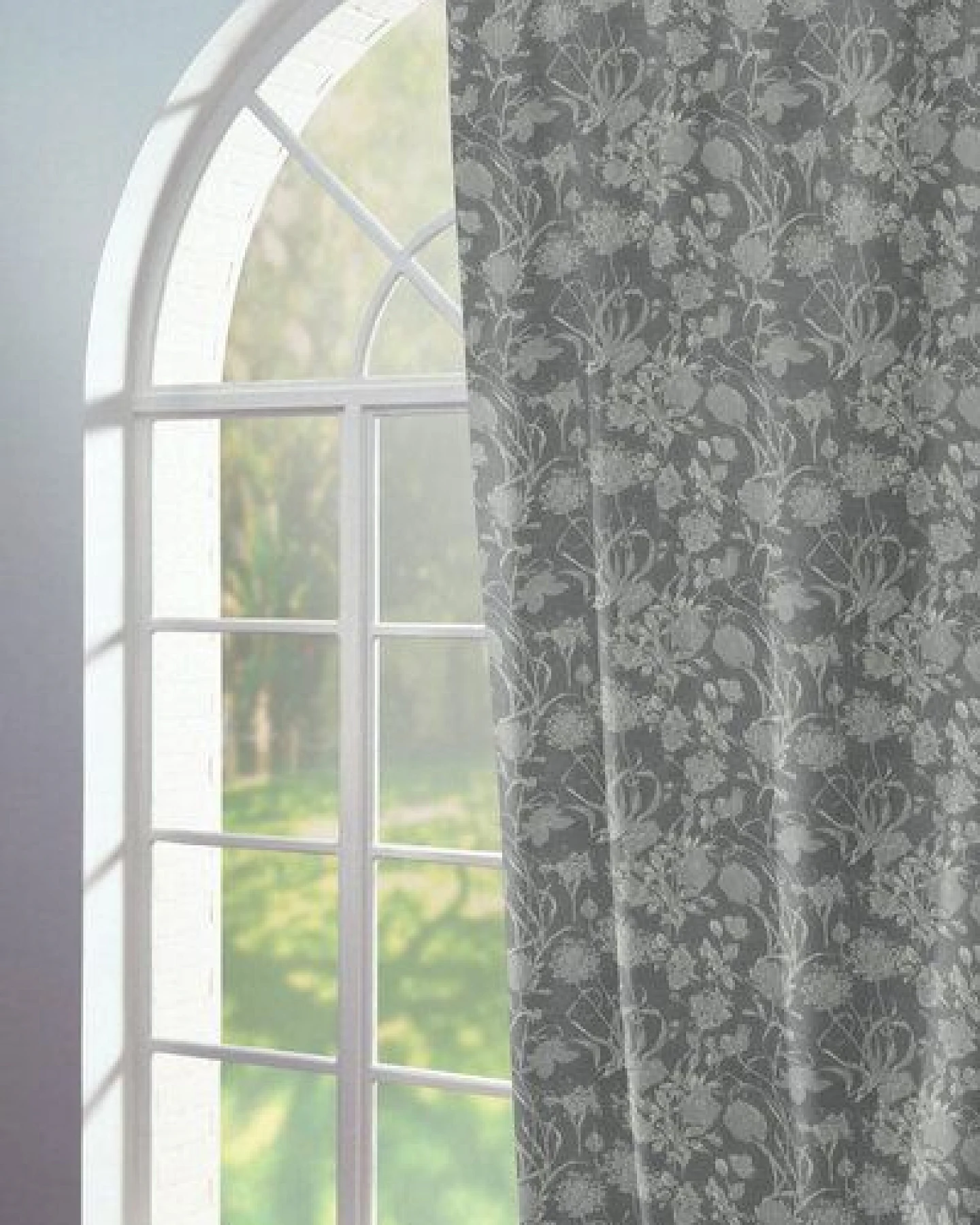 Nature by Adam Vorhang aus 100% Bio-Baumwolle - Made in Germany - Flower Cuveé Light – Ansicht 2