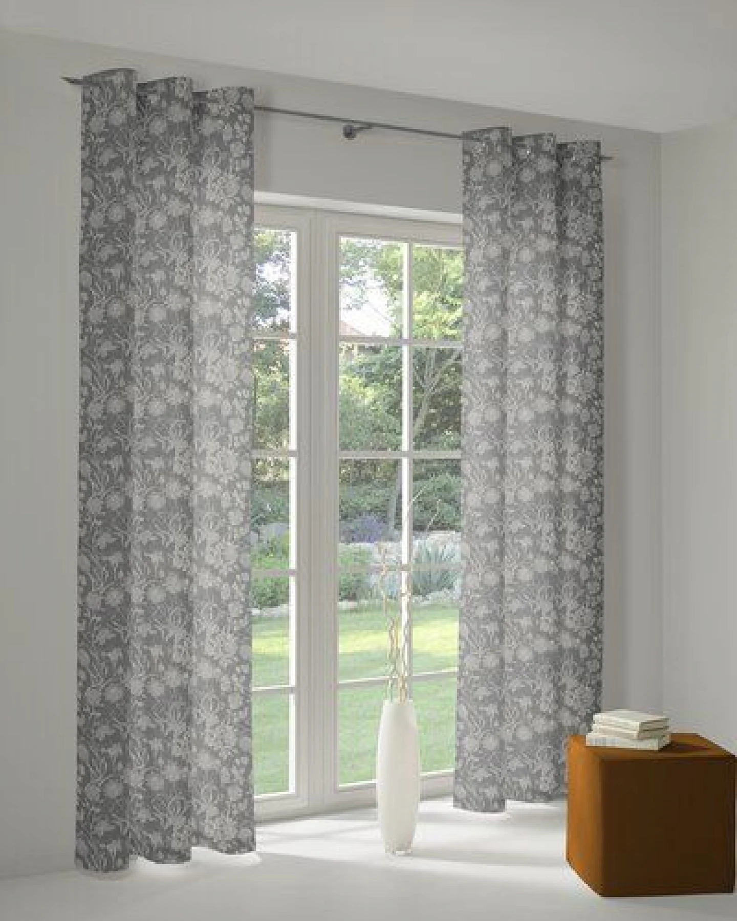 Nature by Adam Vorhang aus 100% Bio-Baumwolle - Made in Germany - Flower Cuveé Light – Ansicht 4