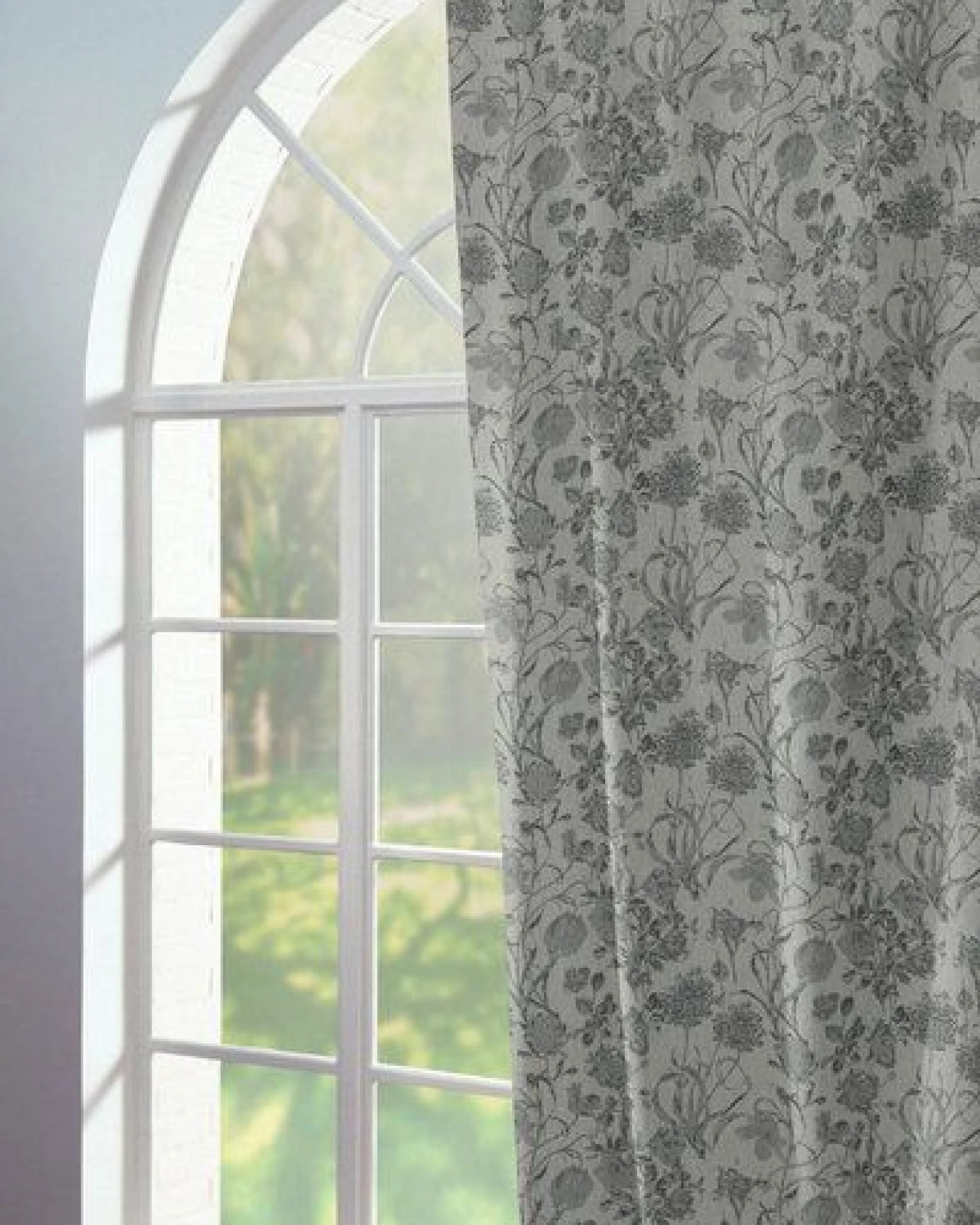 Nature by Adam Vorhang aus 100% Bio-Baumwolle - Made in Germany - Flower Cuveé Light – Ansicht 2