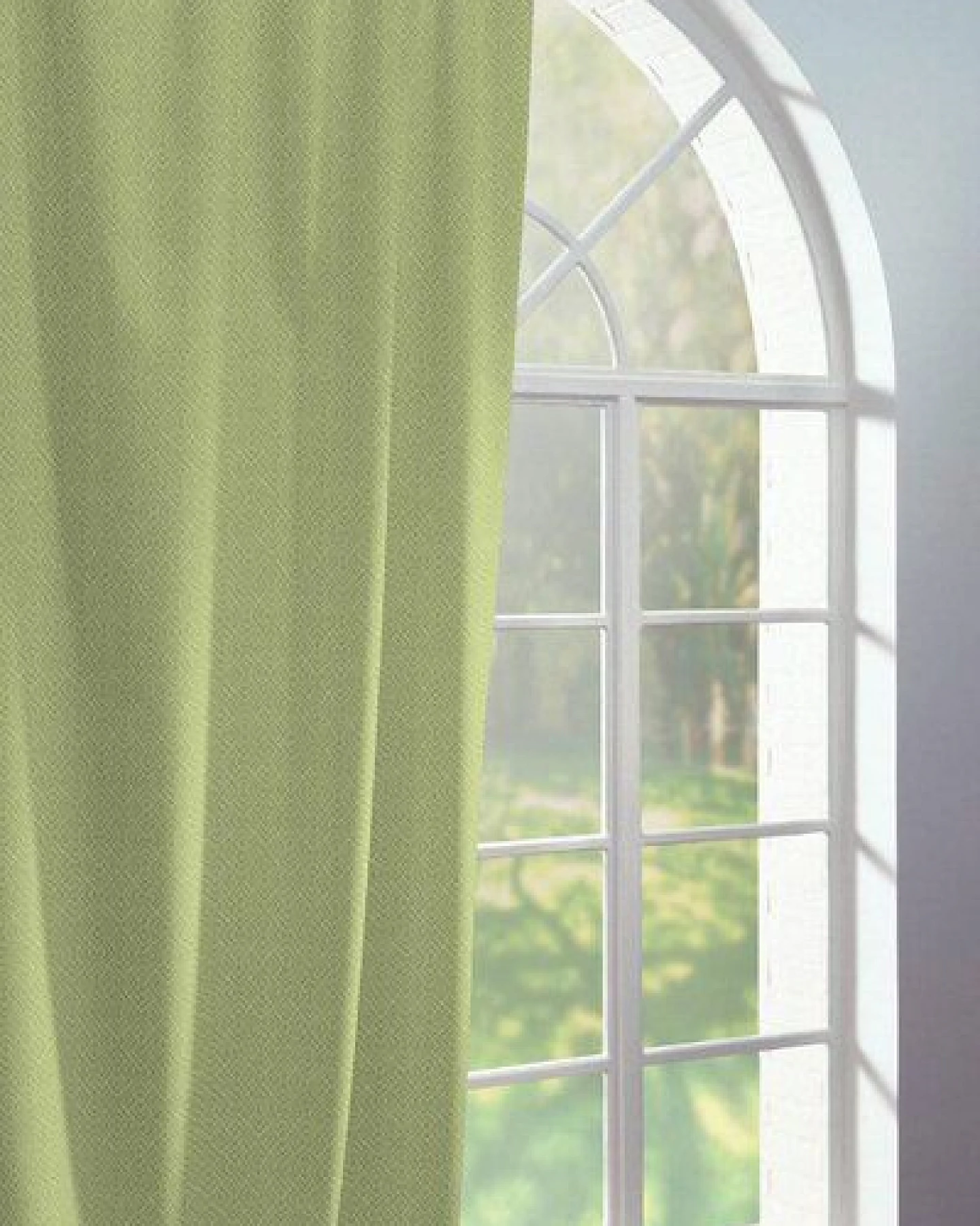 Nature by Adam Vorhang aus 100% Bio-Baumwolle - Made in Germany - Graphic Ventus light – Ansicht 2