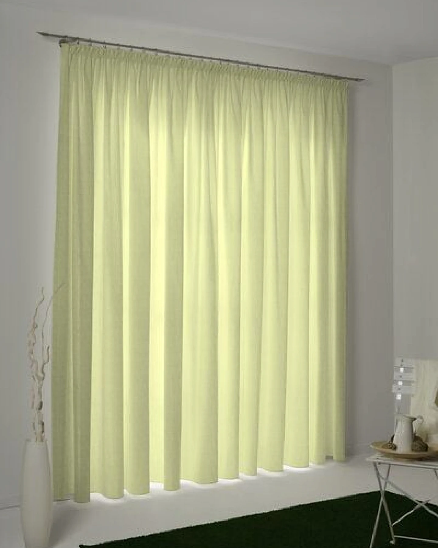 Nature by Adam Vorhang aus 100% Bio-Baumwolle - Made in Germany - Graphic Ventus light – Ansicht 4