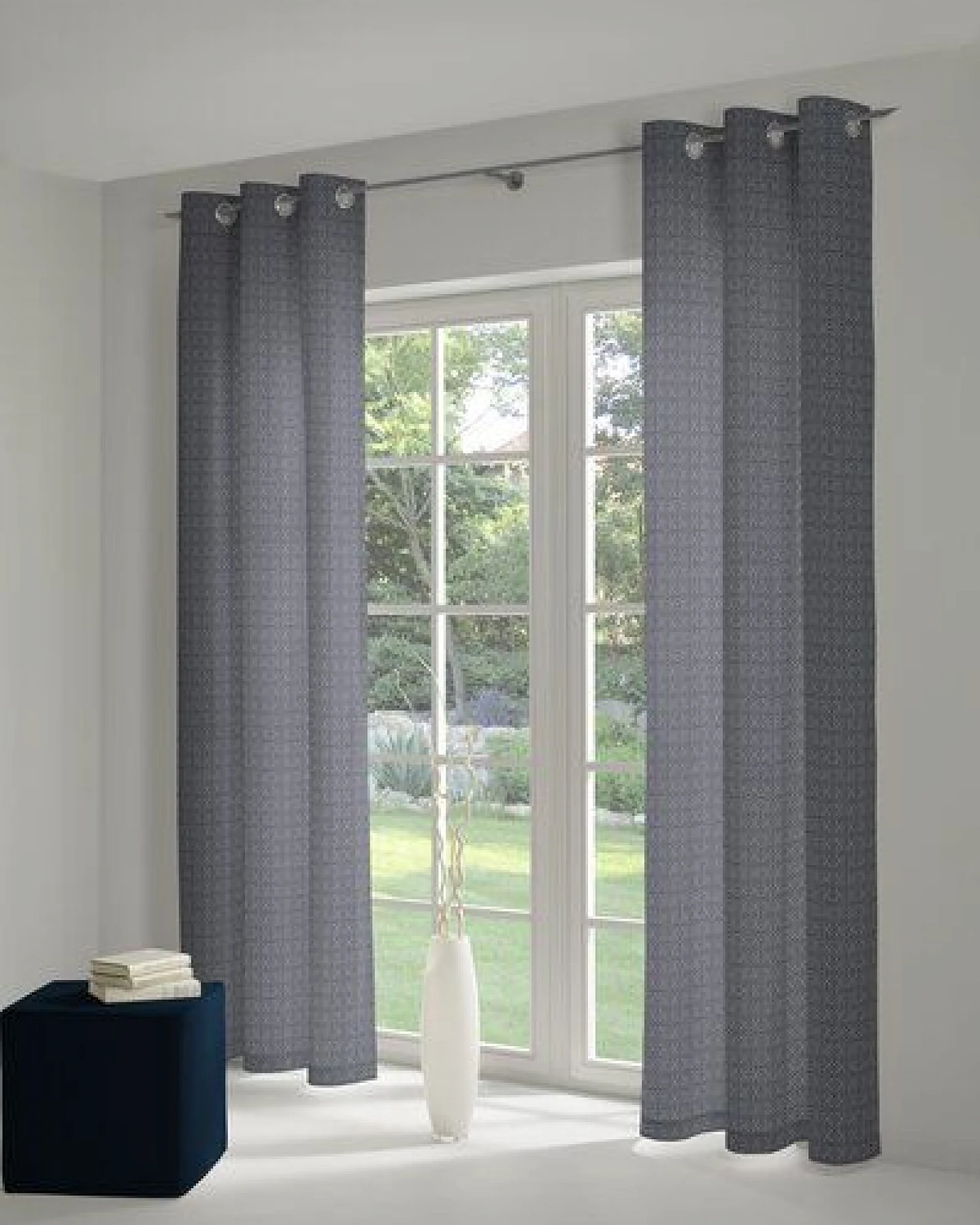 Nature by Adam Vorhang aus 100% Bio-Baumwolle - Made in Germany - Graphic Ventus light – Ansicht 4