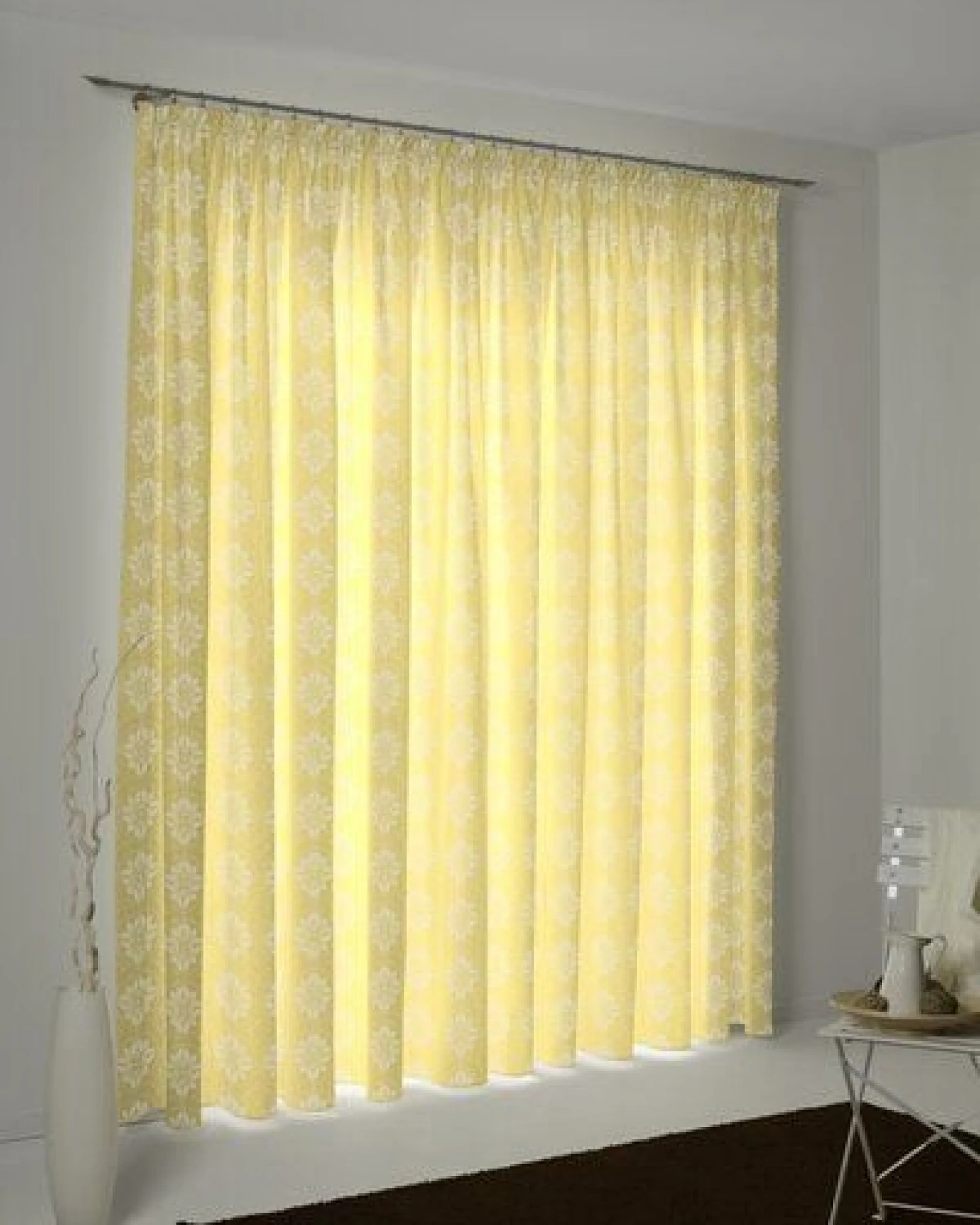 Nature by Adam Vorhang aus 100% Bio-Baumwolle - Made in Germany - Romantic Puligny Light – Ansicht 4