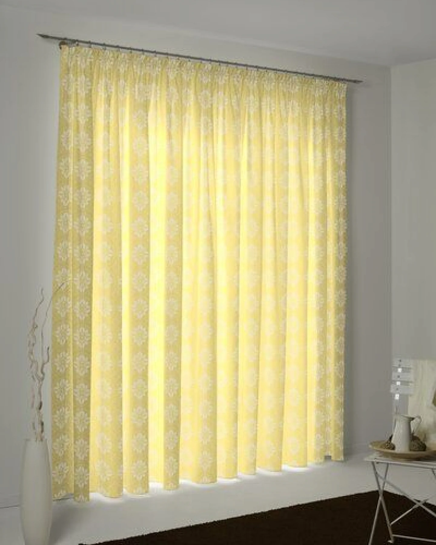Nature by Adam Vorhang aus 100% Bio-Baumwolle - Made in Germany - Romantic Puligny Light – Ansicht 4