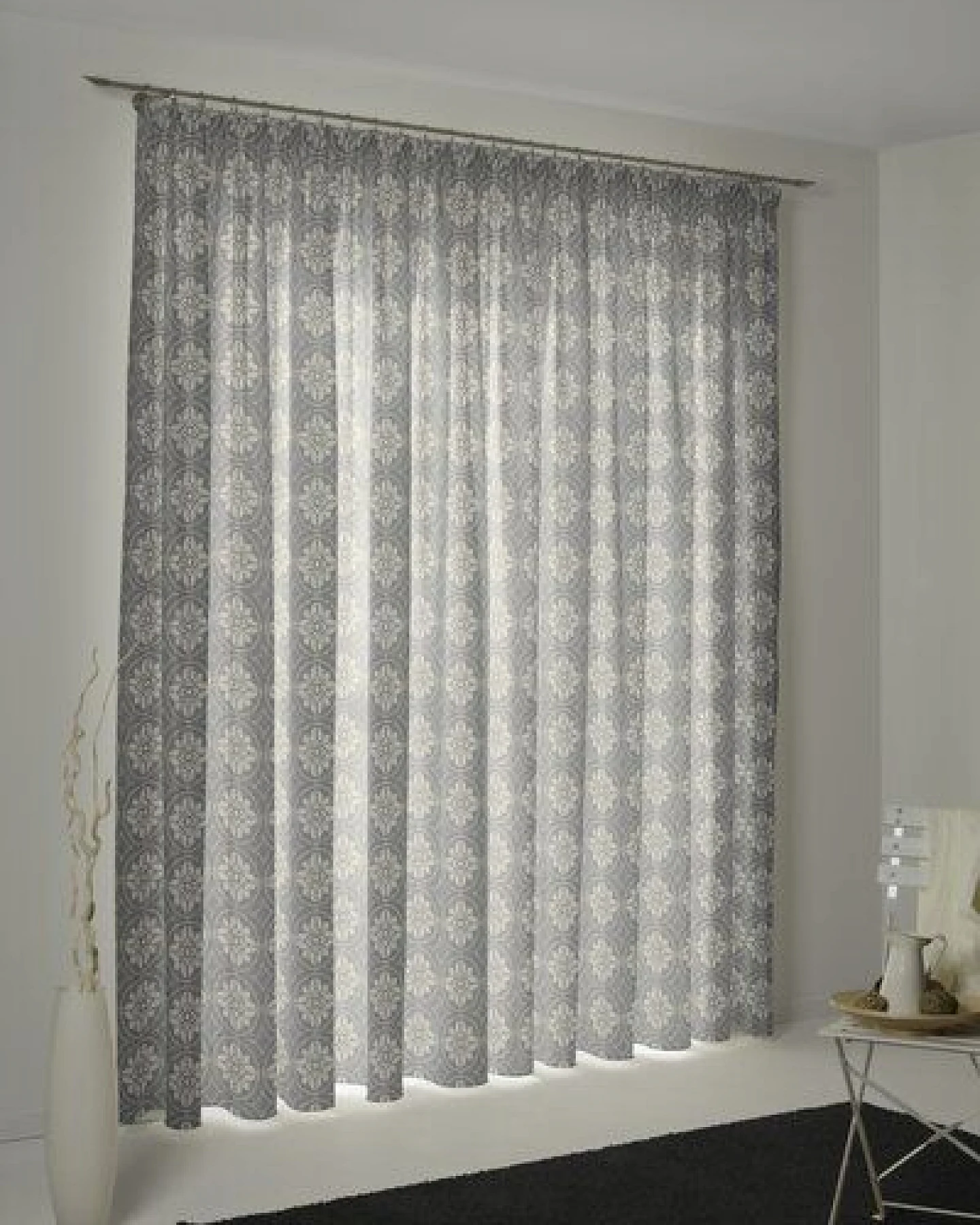 Nature by Adam Vorhang aus 100% Bio-Baumwolle - Made in Germany - Romantic Puligny Light – Ansicht 4