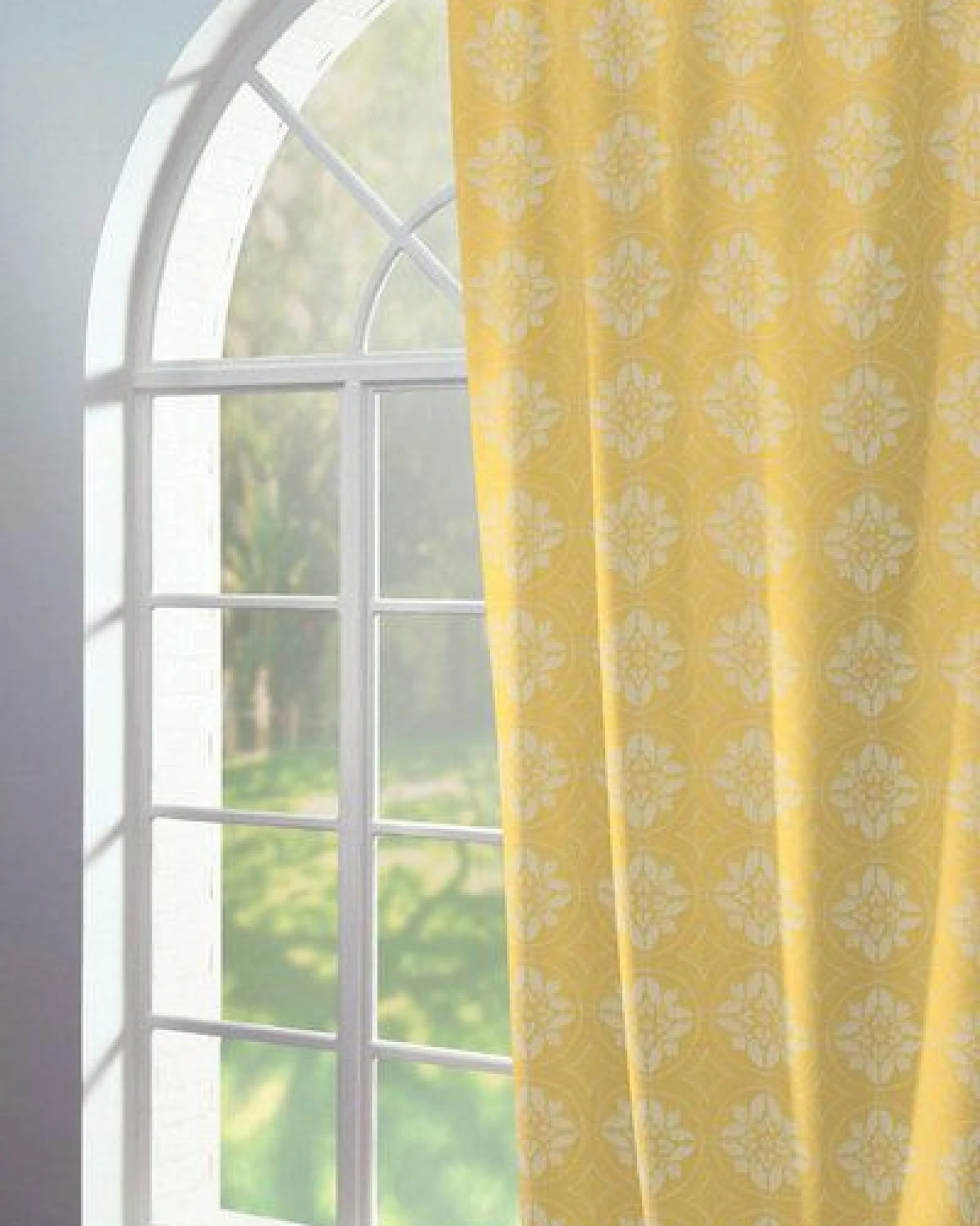 Nature by Adam Vorhang aus 100% Bio-Baumwolle - Made in Germany - Romantic Puligny Light – Ansicht 2