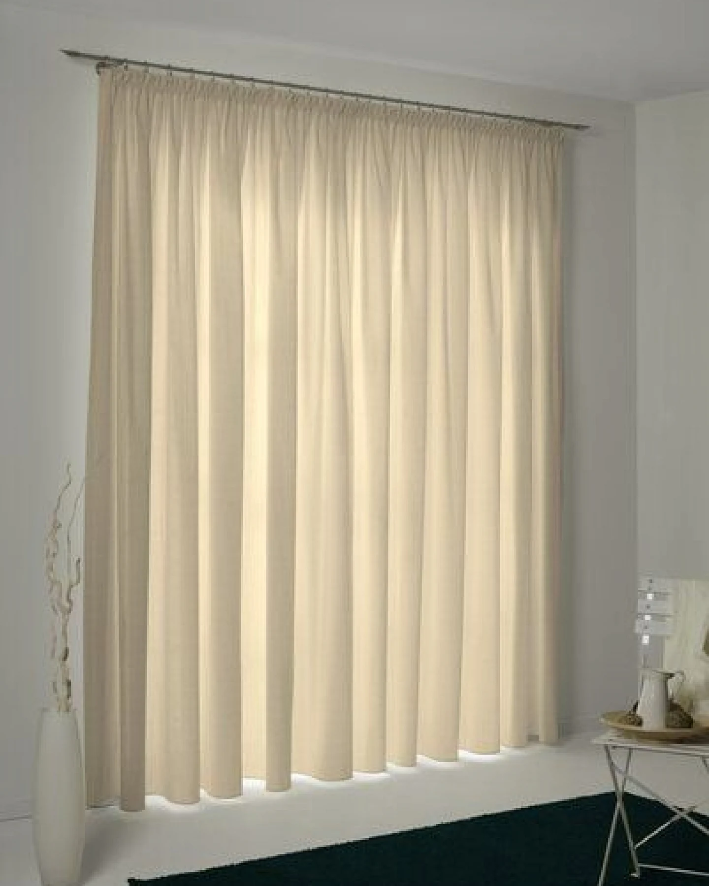 Nature by Adam Vorhang aus 100% Bio-Baumwolle - Made in Germany - Uni Collection light – Ansicht 4