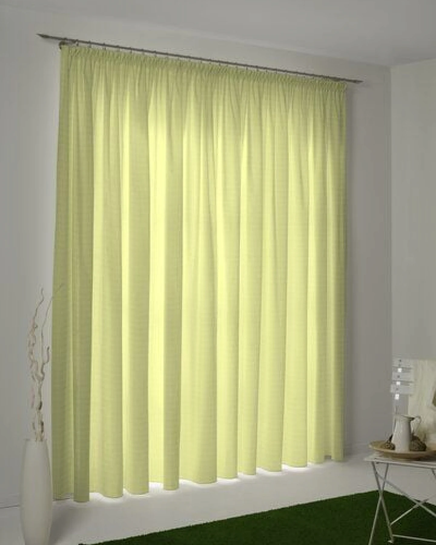Nature by Adam Vorhang aus 100% Bio-Baumwolle - Made in Germany - Uni Collection light – Ansicht 4