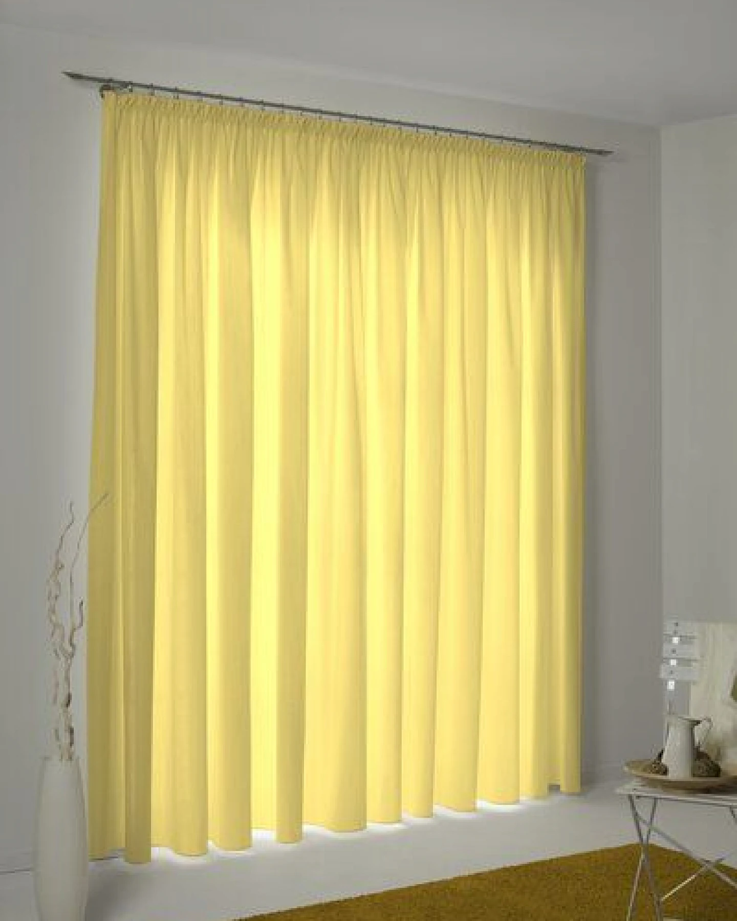Nature by Adam Vorhang aus 100% Bio-Baumwolle - Made in Germany - Uni Collection light – Ansicht 4