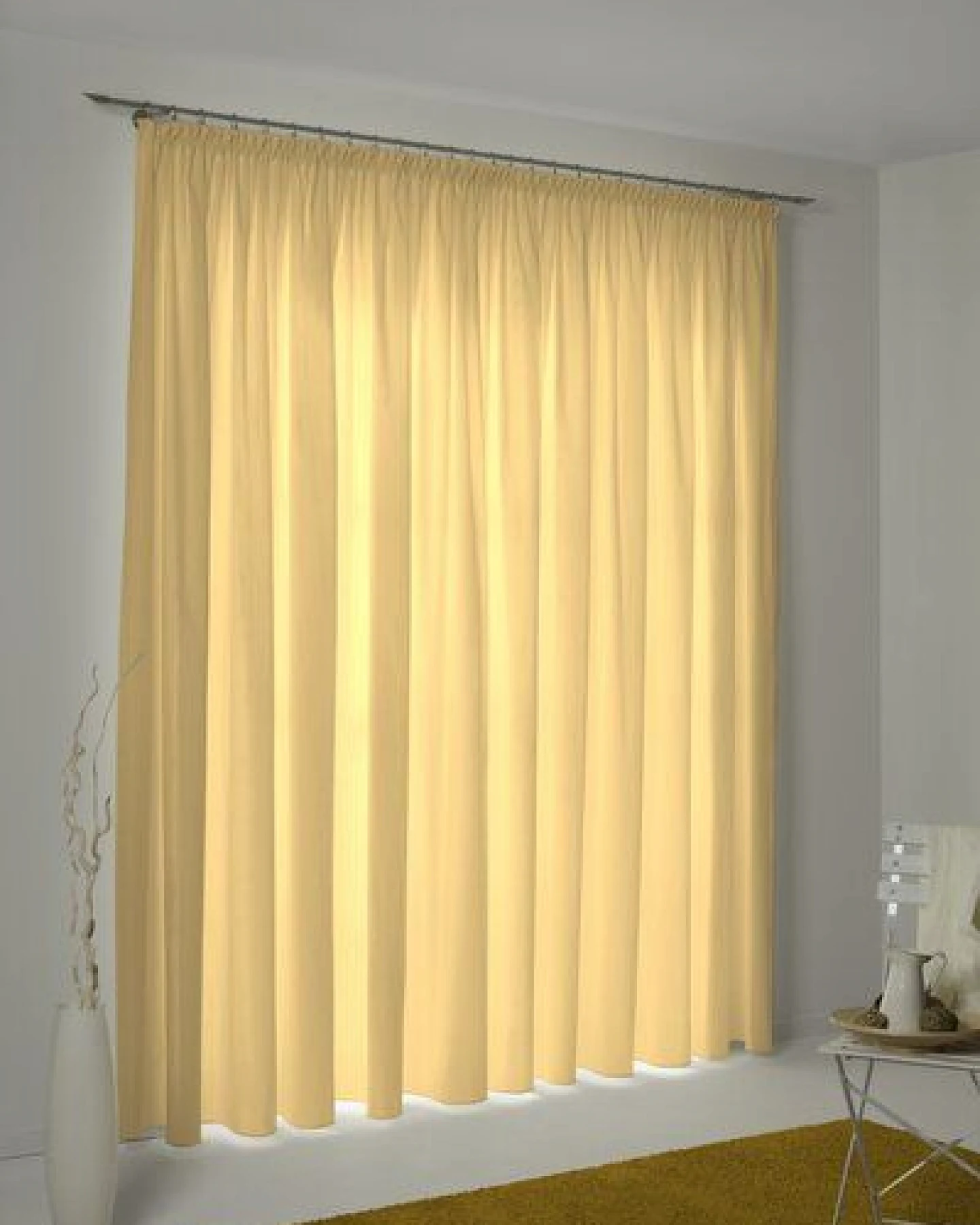 Nature by Adam Vorhang aus 100% Bio-Baumwolle - Made in Germany - Uni Collection light – Ansicht 4