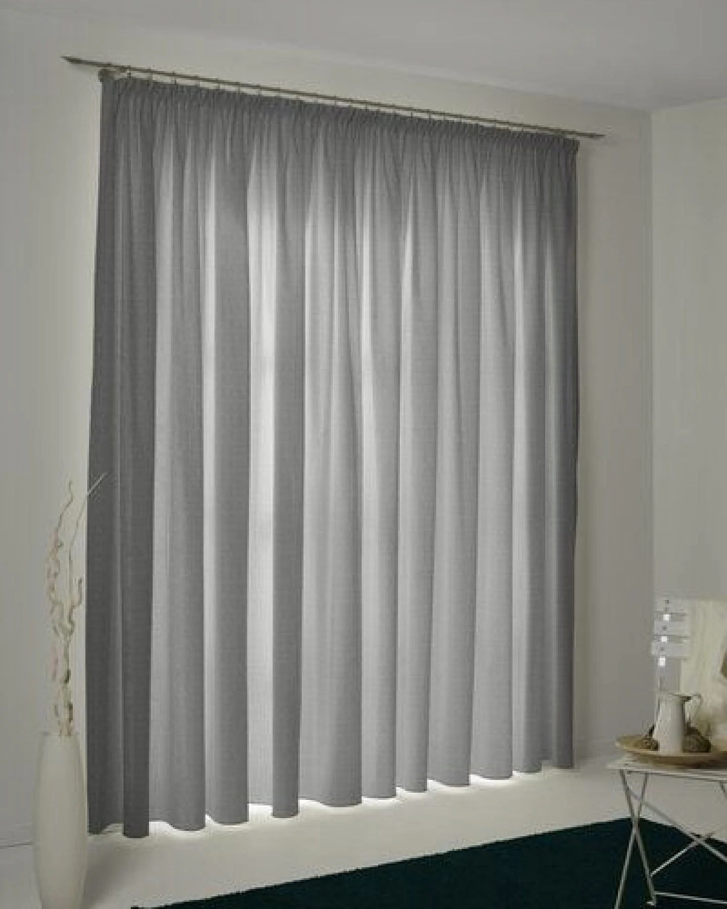 Nature by Adam Vorhang aus 100% Bio-Baumwolle - Made in Germany - Uni Collection light – Ansicht 4