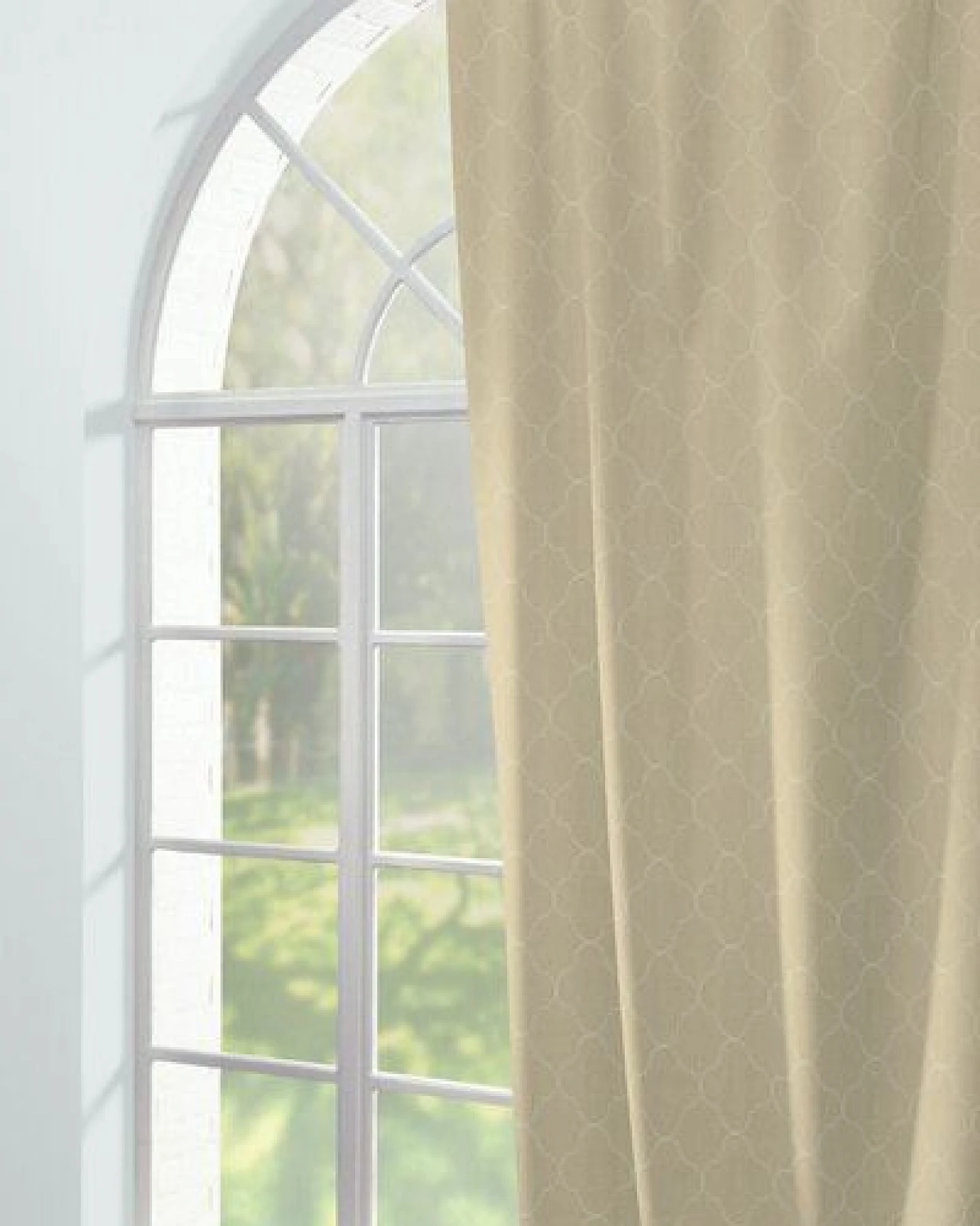 Nature by Adam Vorhang aus 100% Bio-Baumwolle - Made in Germany - Indian Cortezada Light – Ansicht 2