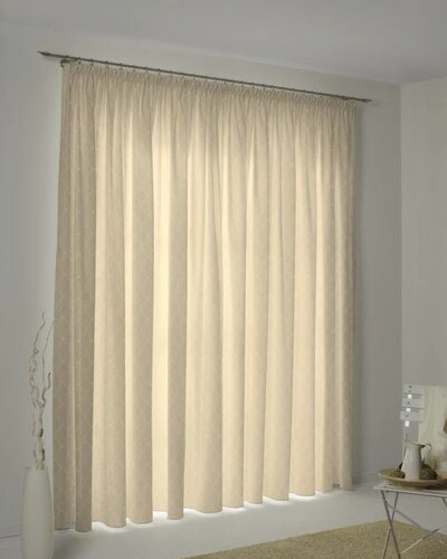 Nature by Adam Vorhang aus 100% Bio-Baumwolle - Made in Germany - Indian Cortezada Light – Ansicht 4