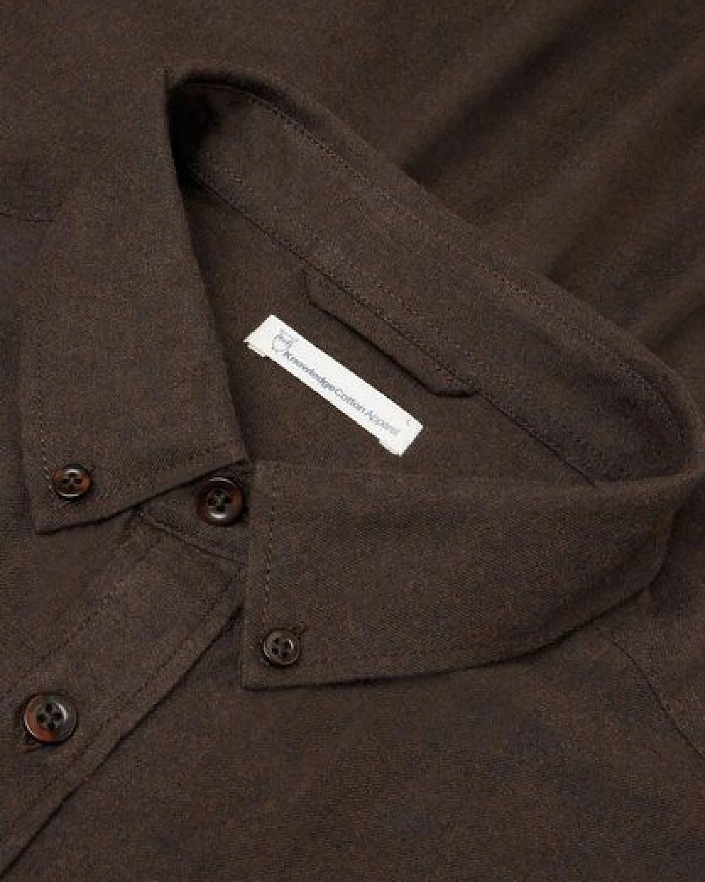 KnowledgeCotton Apparel Flanell-Hemd Regular Fit – Ansicht 3