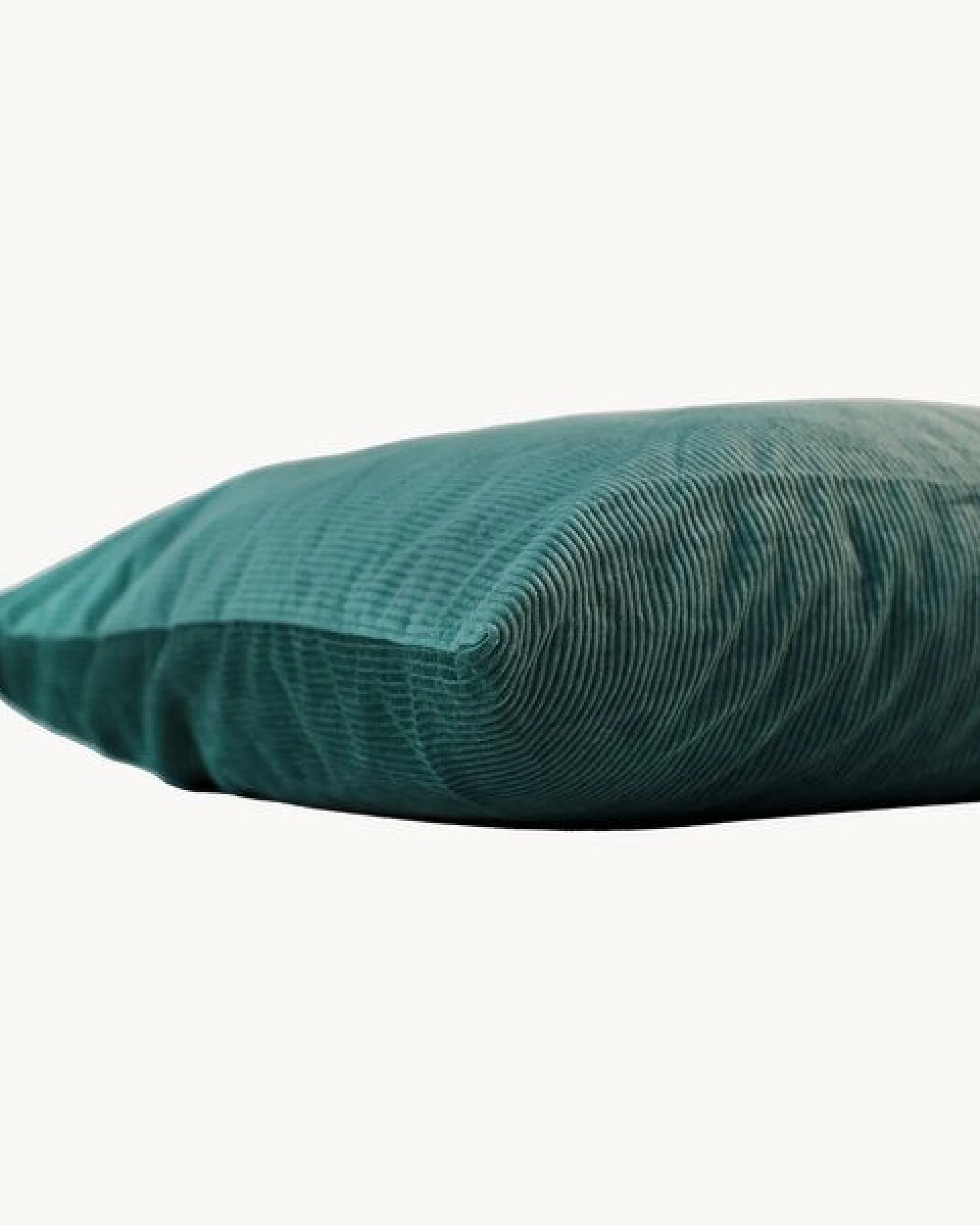 Slāf Kapok Sofakissen mit Cordbezug in grün BIO – Ansicht 3