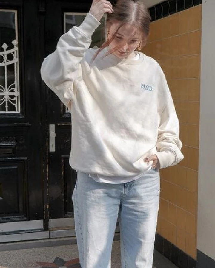 LITSCHI DESIGNS RELAXED SWEATER 'FLOW' AUS UNGEBLEICHTER BIOBAUMWOLLE