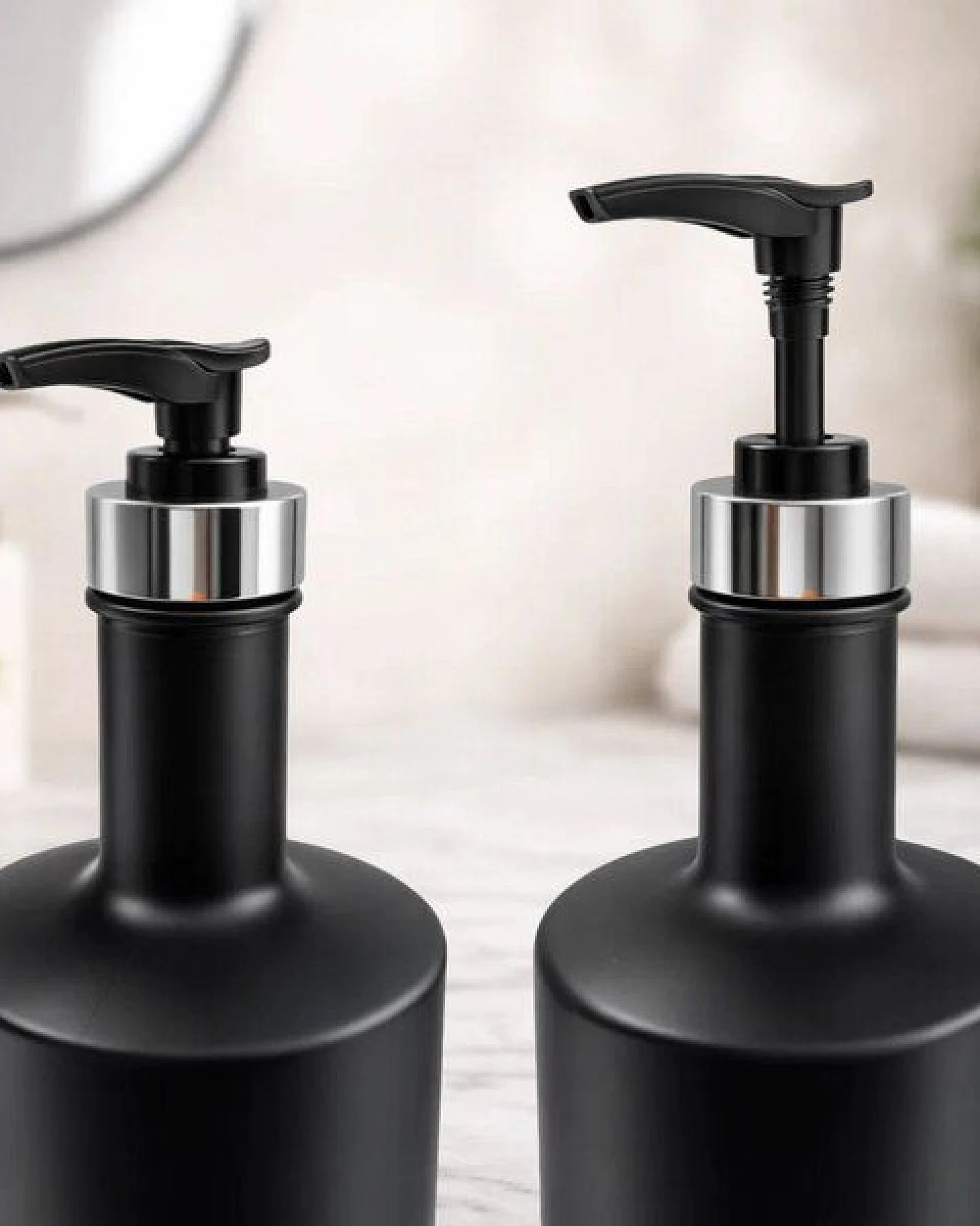 mikken Pumpspender schwarz 200ml – Ansicht 3