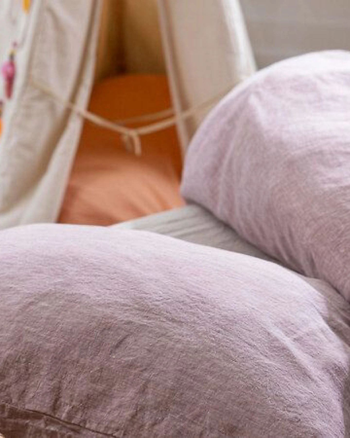 Kinderbettwäsche "Yumeko" aus Gewaschenes Leinen – Ansicht 2