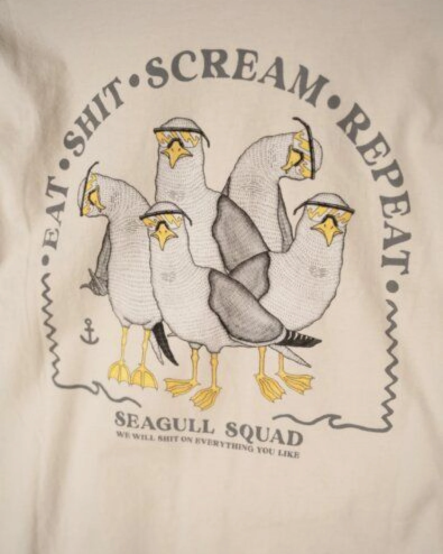 LAKOR Seagull Squad Back T-shirt – Ansicht 3